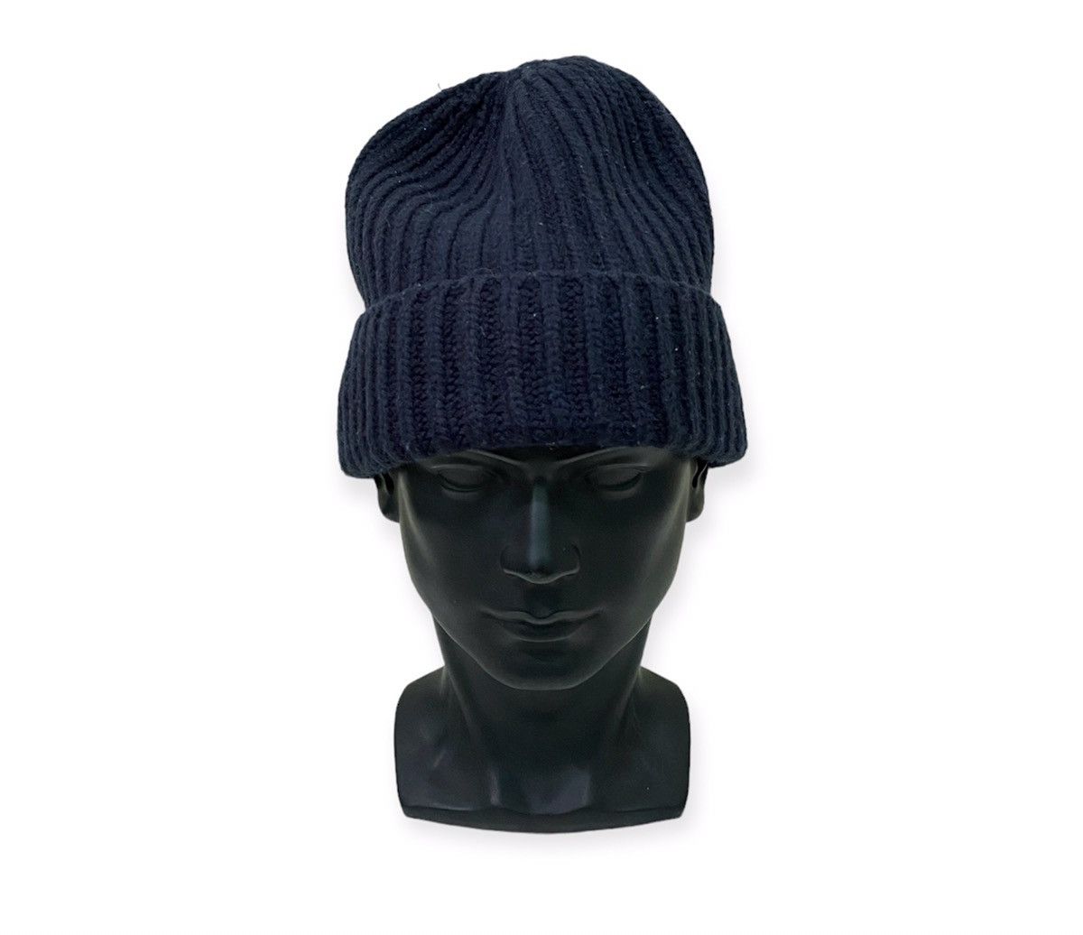 image of Uniqlo Knit Beanie Hat in Blue, Men's