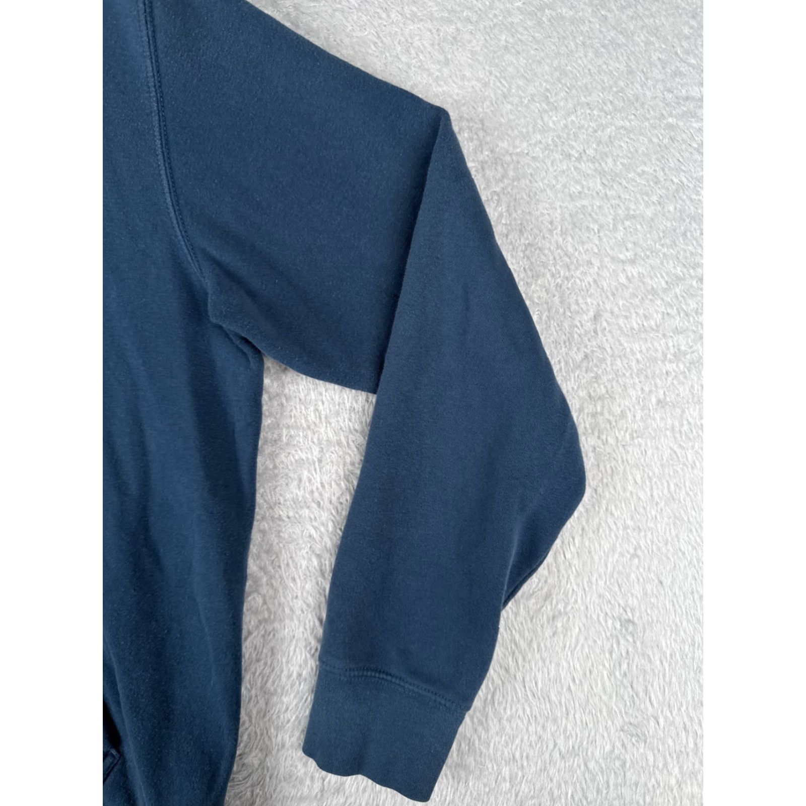 The North Face The North Face Hoodie Mens Medium Blue Pullover Pocket Jersey Cotton Size US M / EU 48-50 / 2 - 2 Thumbnail