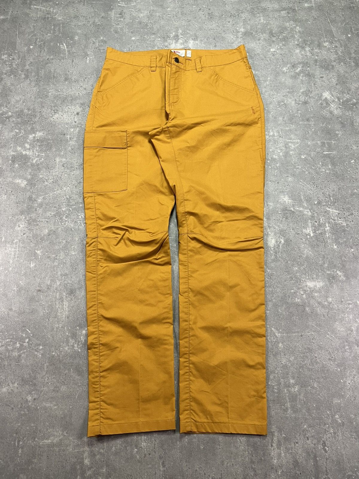 Fjallraven Fjallraven G-1000 Rare Dark Yellow Light Cargo Pants 34 Size US 34 / EU 50 - 1 Thumbnail