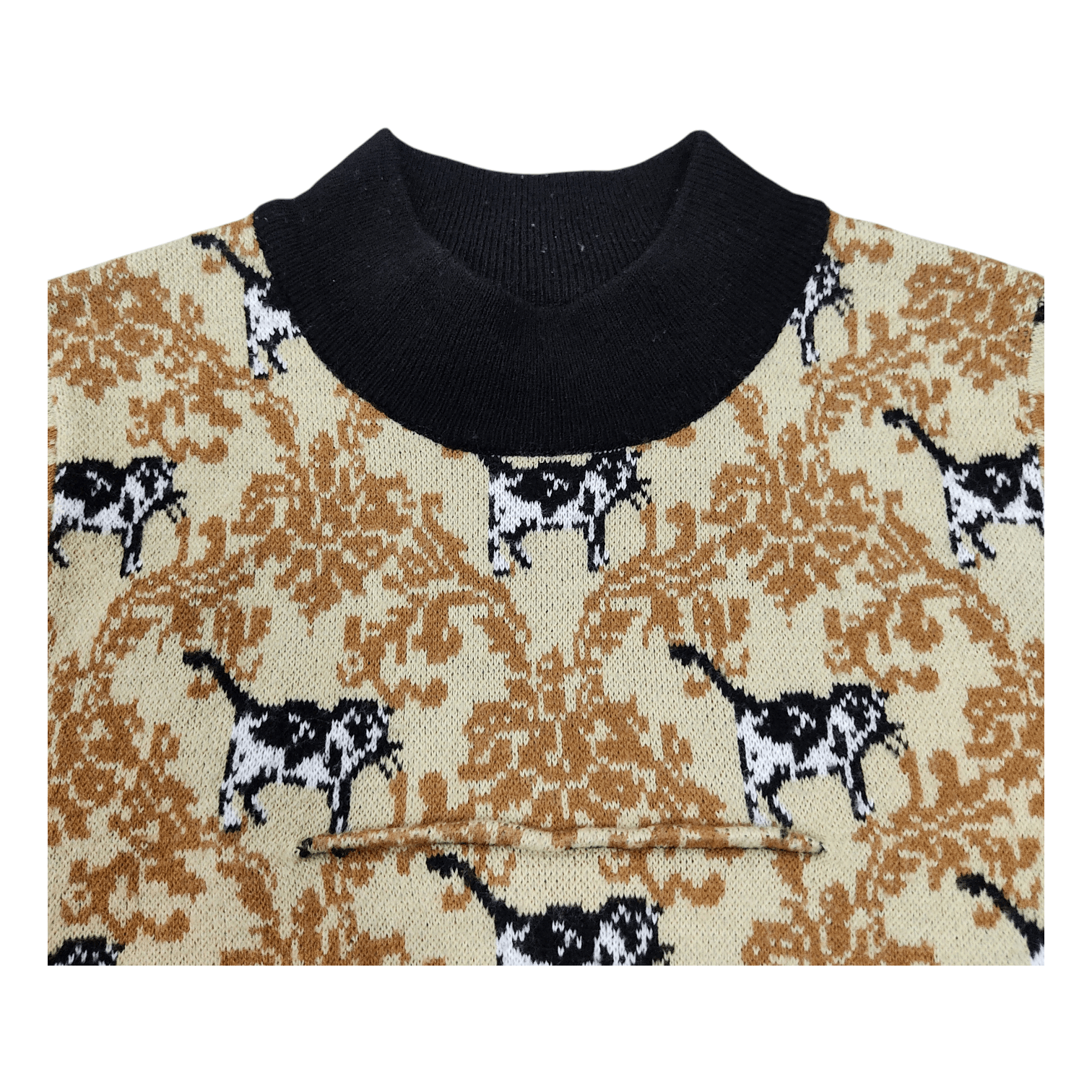 GU × Undercover GU Undercover Jacquard Knit Cropped Sweater Size S / US 4 / IT 40 - 5 Thumbnail