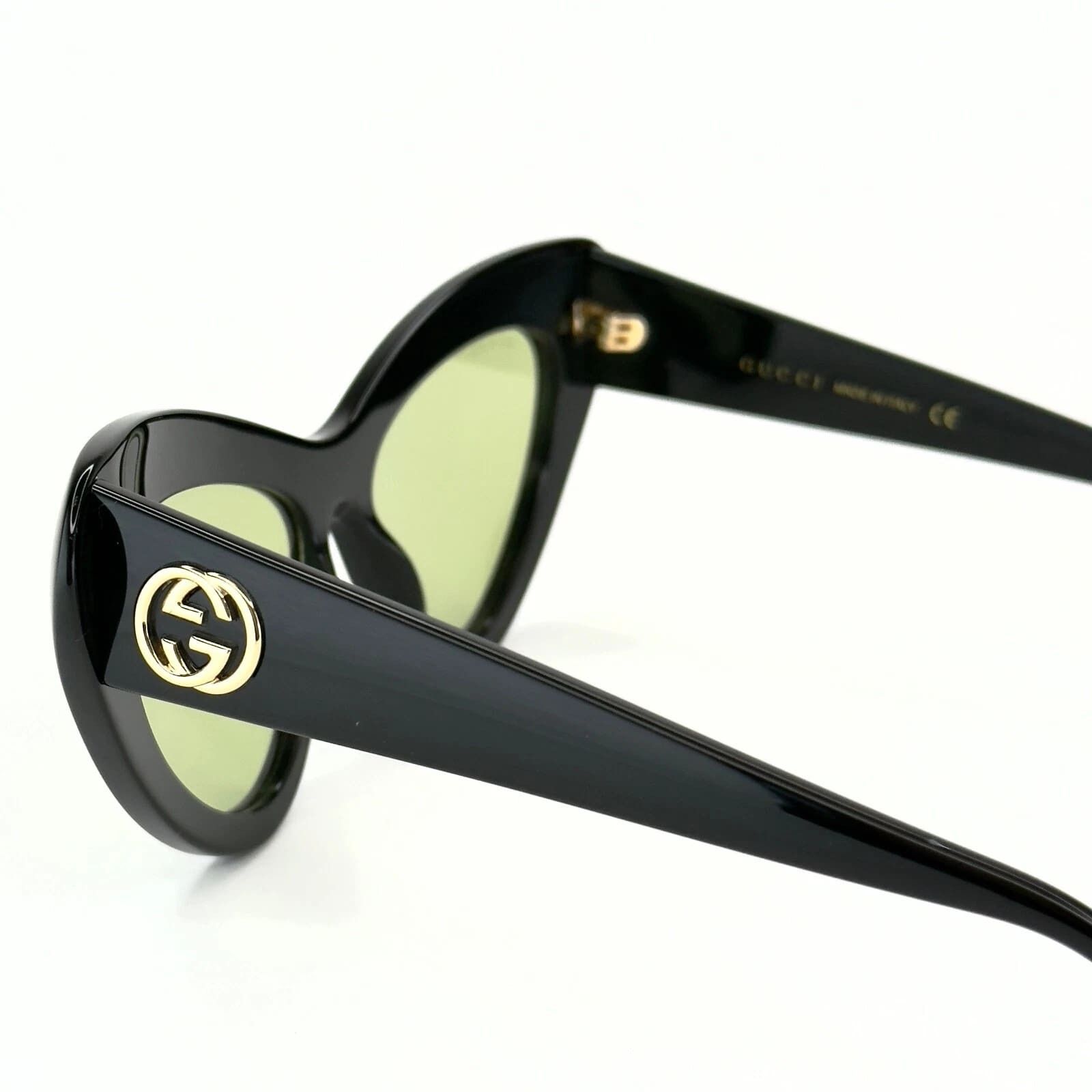 Gucci GUCCI Gg0895s 0895 Black Green Cat Eye Runway 003 Fashion Size ONE SIZE - 8 Thumbnail