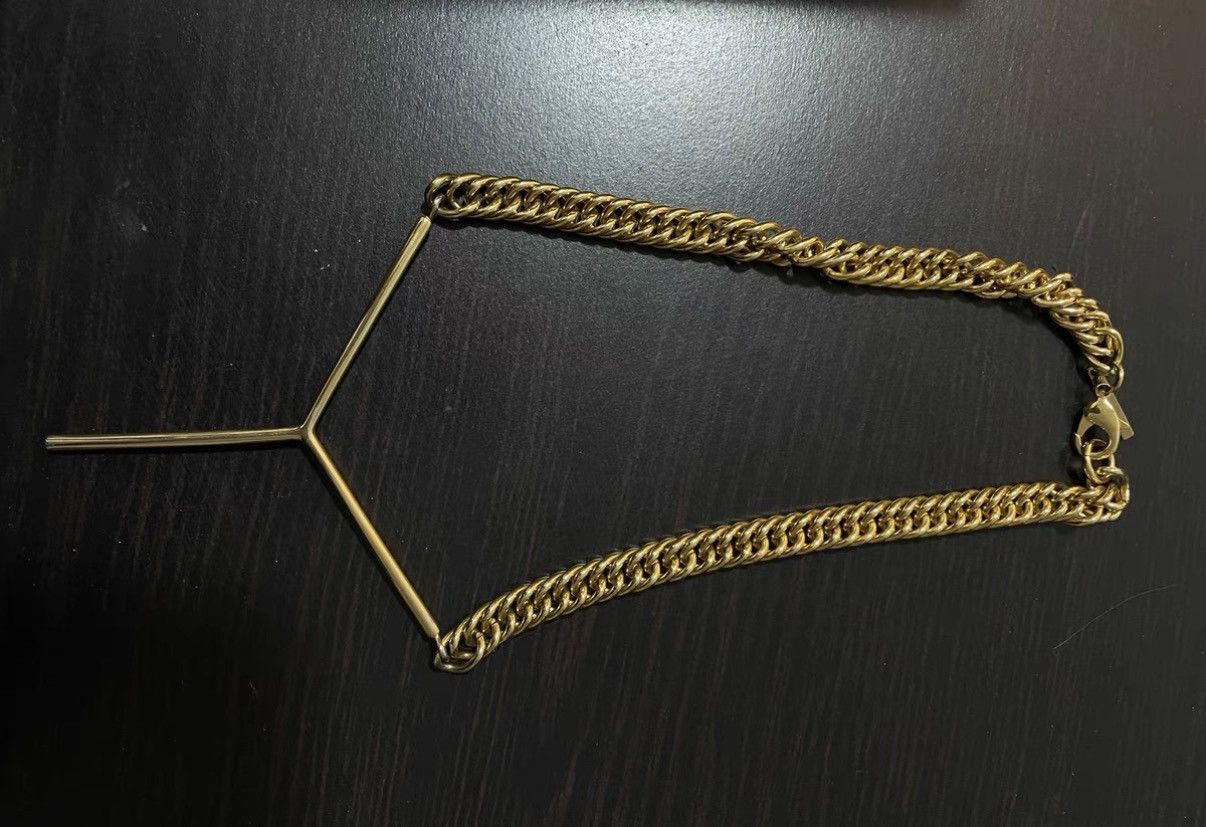 Y/Project Y/Project Gold Y Logo Thick Chain Necklace Short length Size ONE SIZE - 2 Thumbnail