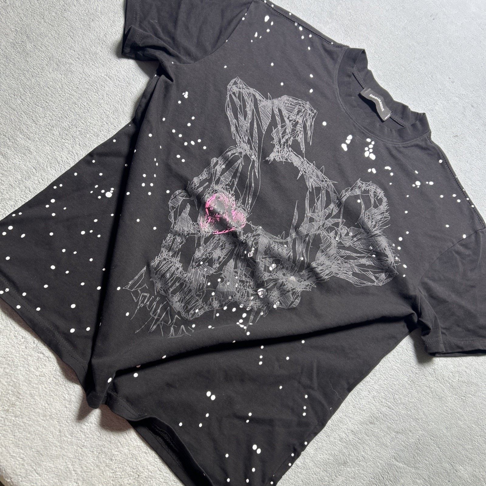 Dsquared2 Dsquared2 Skull Bunny Ears Shirt US Medium Made in Italy XL Size US M / EU 48-50 / 2 - 7 Thumbnail