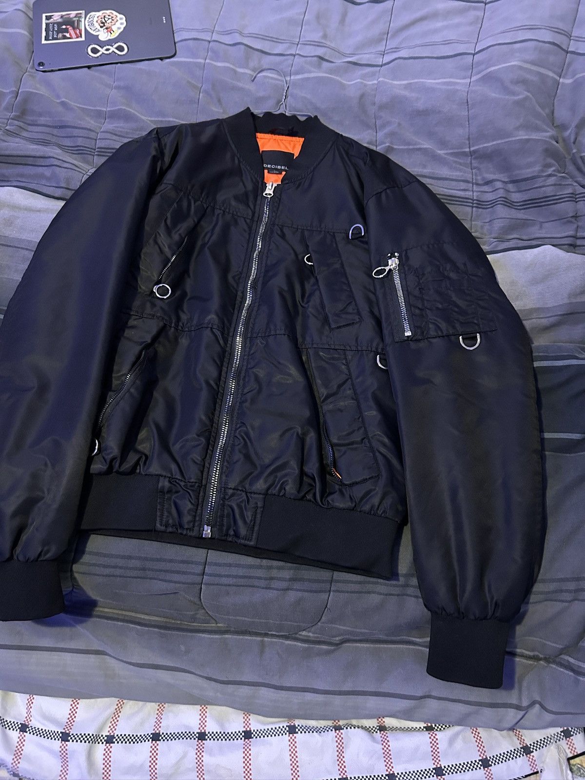 Japanese Brand DecibelStar Bomber Jacket Size US M / EU 48-50 / 2 - 1 Thumbnail