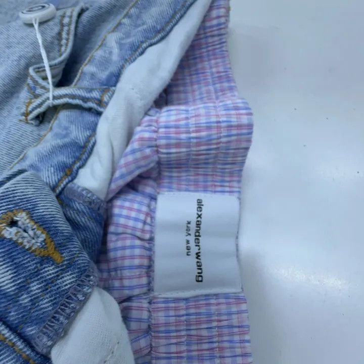 Alexander Wang Alexander Wang SS22 Distressed Denim Shorts for Women - Size 24" / US 00 / IT 34 - 3 Thumbnail