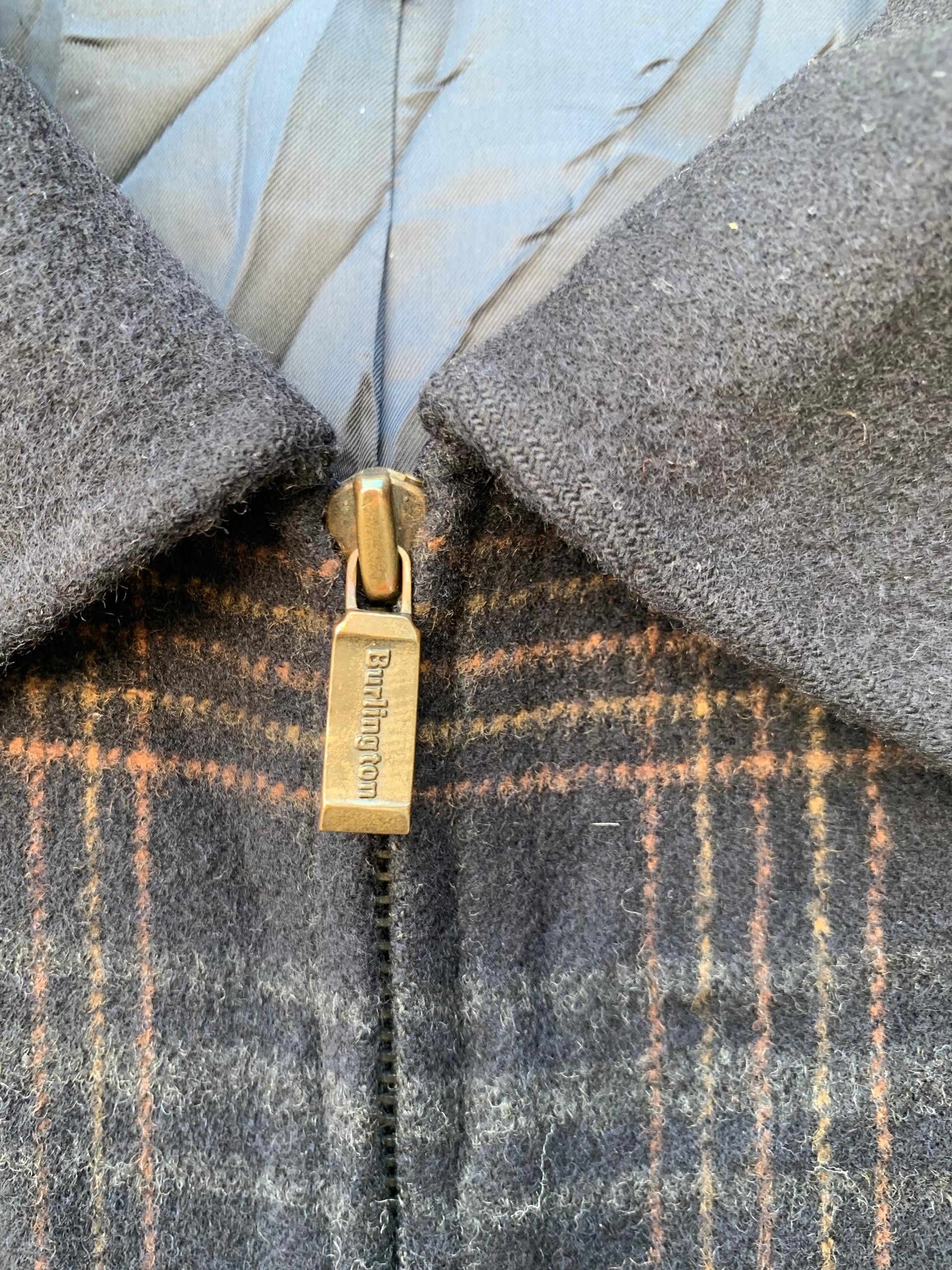 Burlington Vintage Burlington Wool Zipper Jacket Size US M / EU 48-50 / 2 - 9 Thumbnail