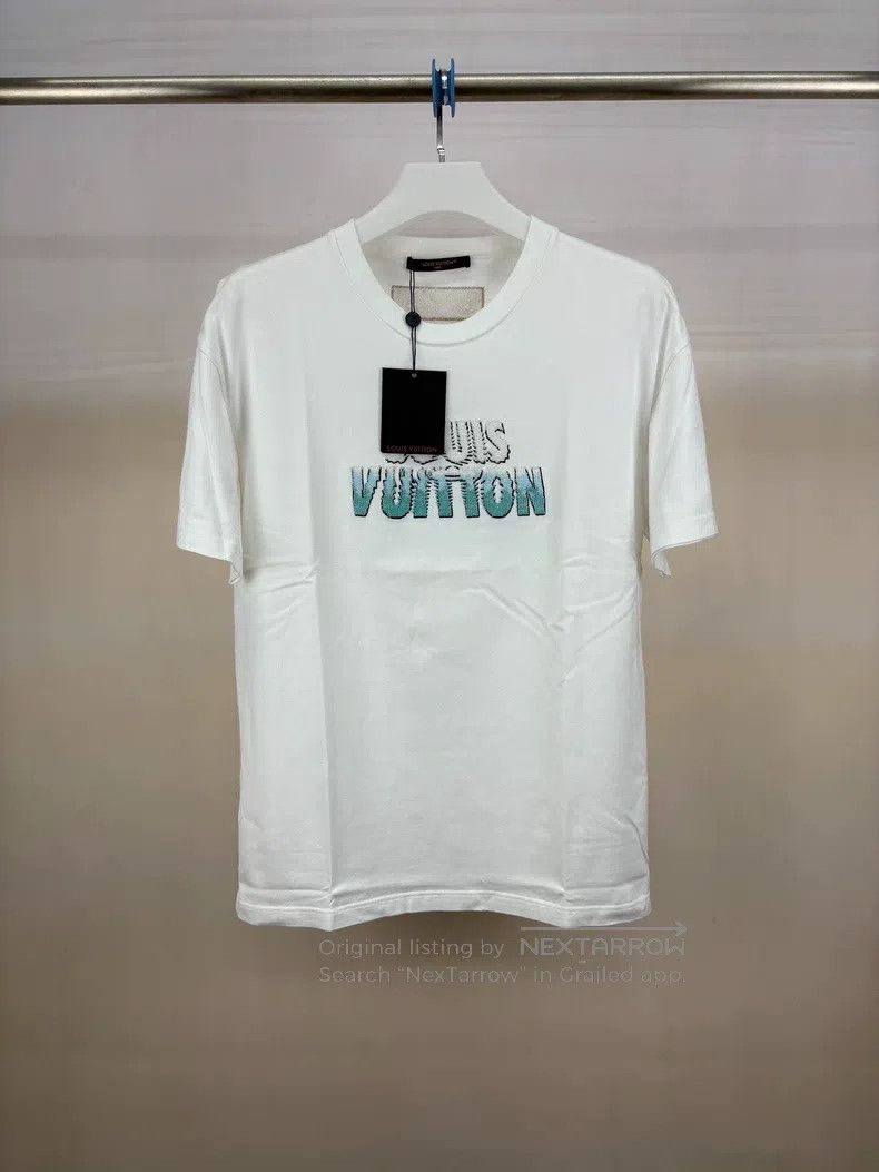 Louis Vuitton Gradient beaded short sleeve