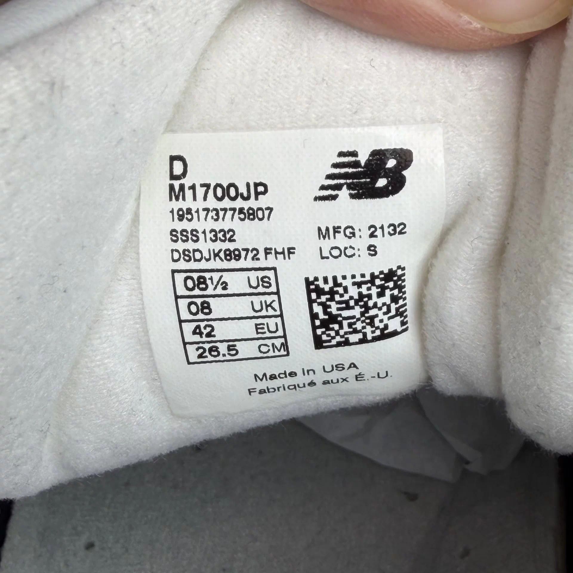 New Balance New Balance NB 1700 Grey 41.5 EU 9.99 New Box Size US 8.5 / EU 41-42 - 8 Thumbnail