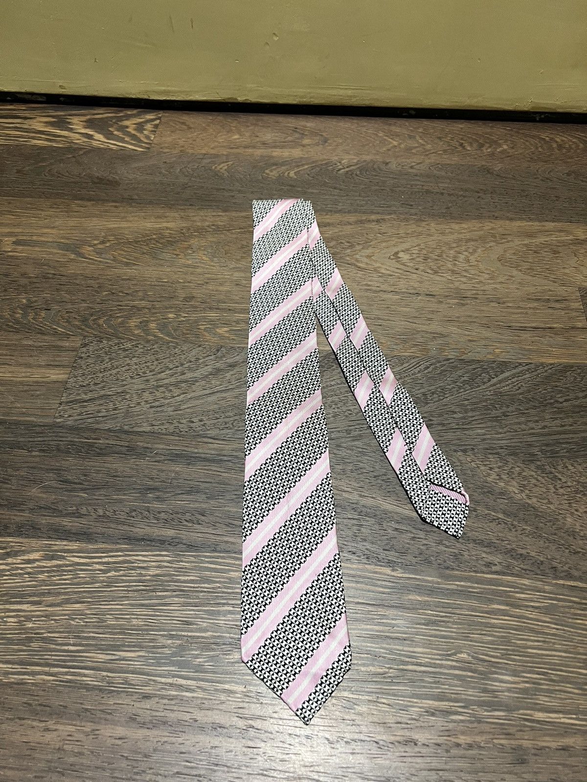 image of Hermes Tie in Pink, Men's