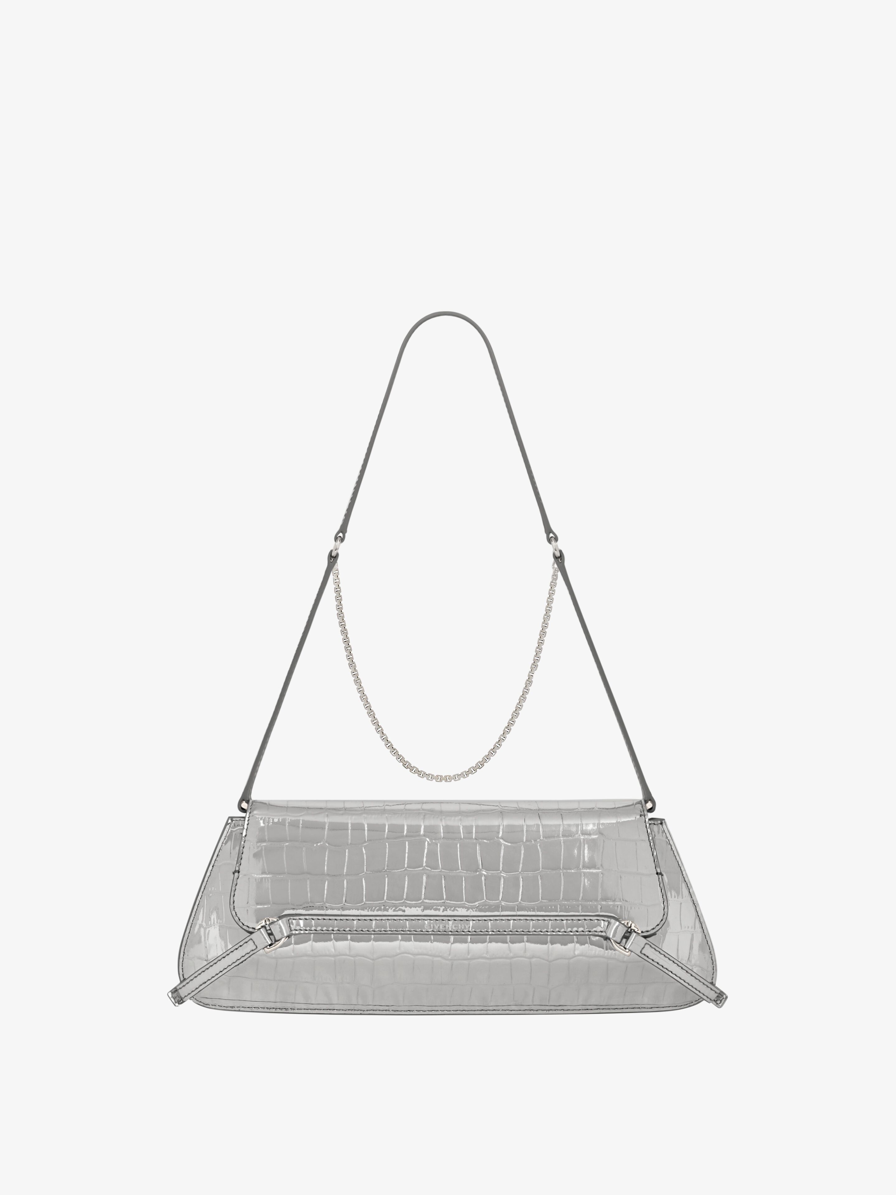 Givenchy oc11z0725 Size: OS / Voyou Clutch Bag in Light Silvery Size ONE SIZE - 4 Thumbnail