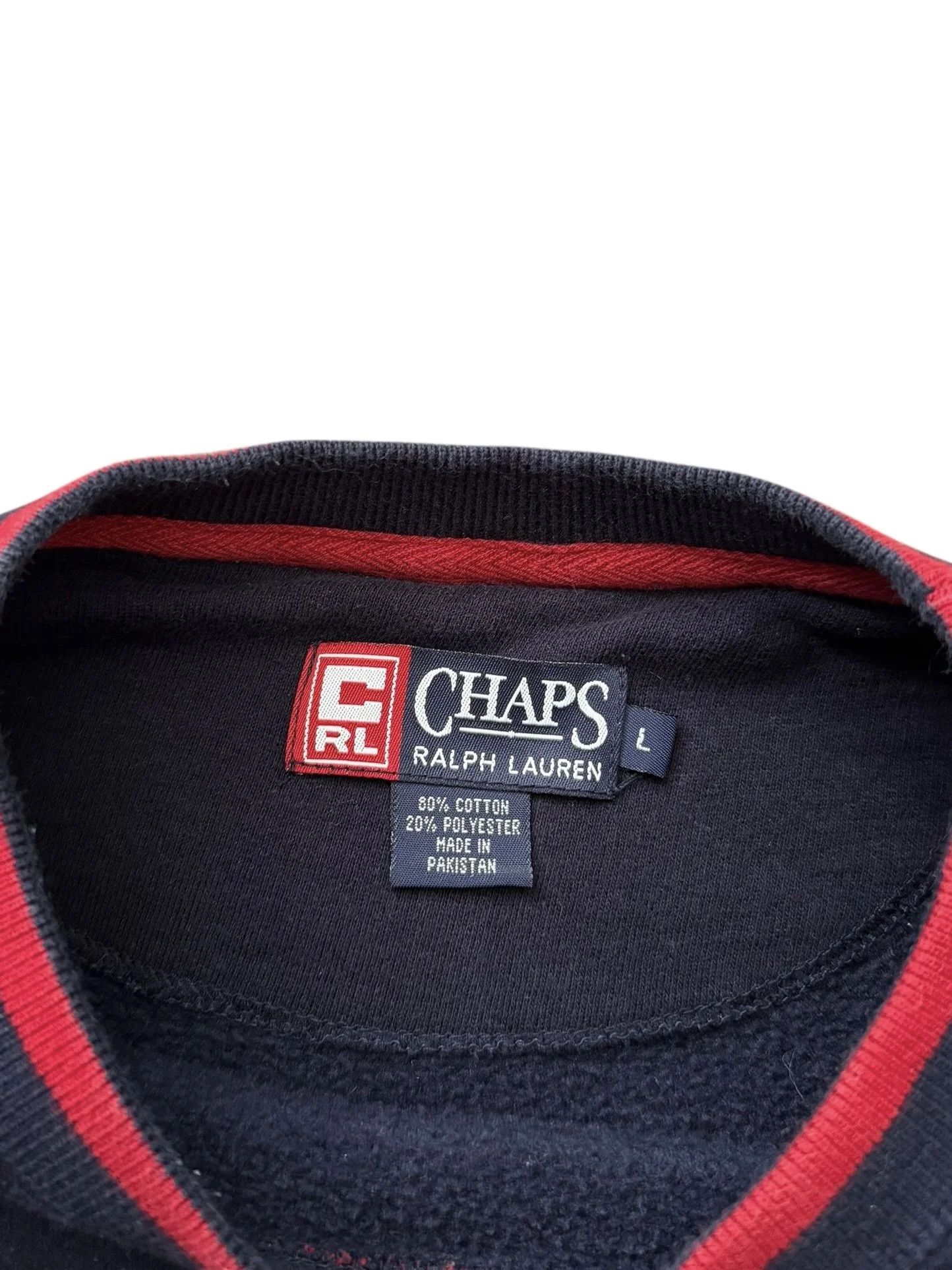 Polo Ralph Lauren Vintage 90s Chaps Ralph Lauren Crewneck Size L Size US L / EU 52-54 / 3 - 3 Thumbnail
