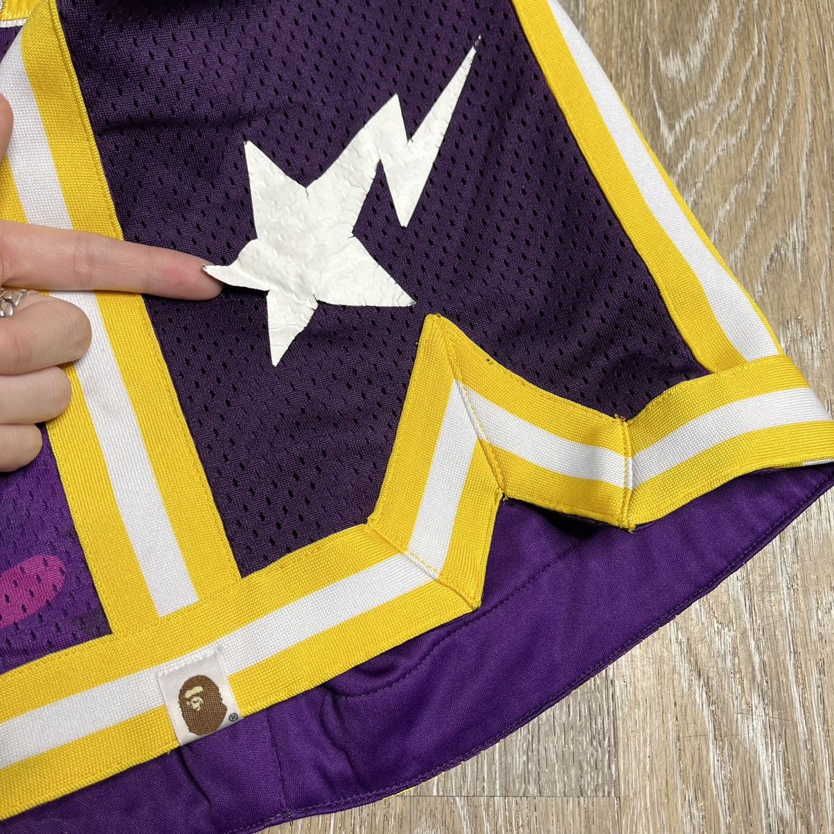 Bape purple bape camo basketball shorts Size US 32 / EU 48 - 4 Thumbnail