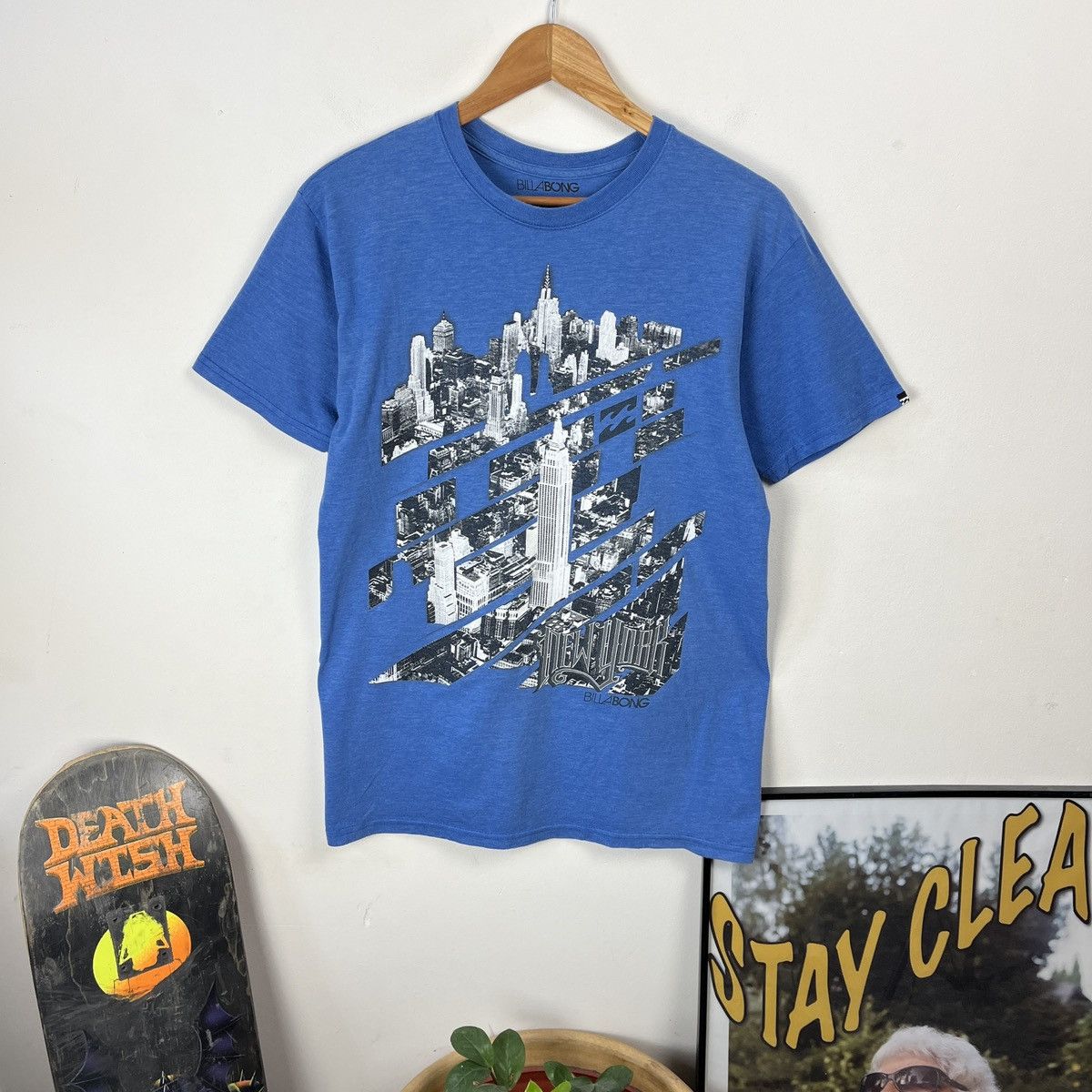 Billabong Billabong New York City Empire State Building T-shirt Surf Size US M / EU 48-50 / 2 - 1 Thumbnail
