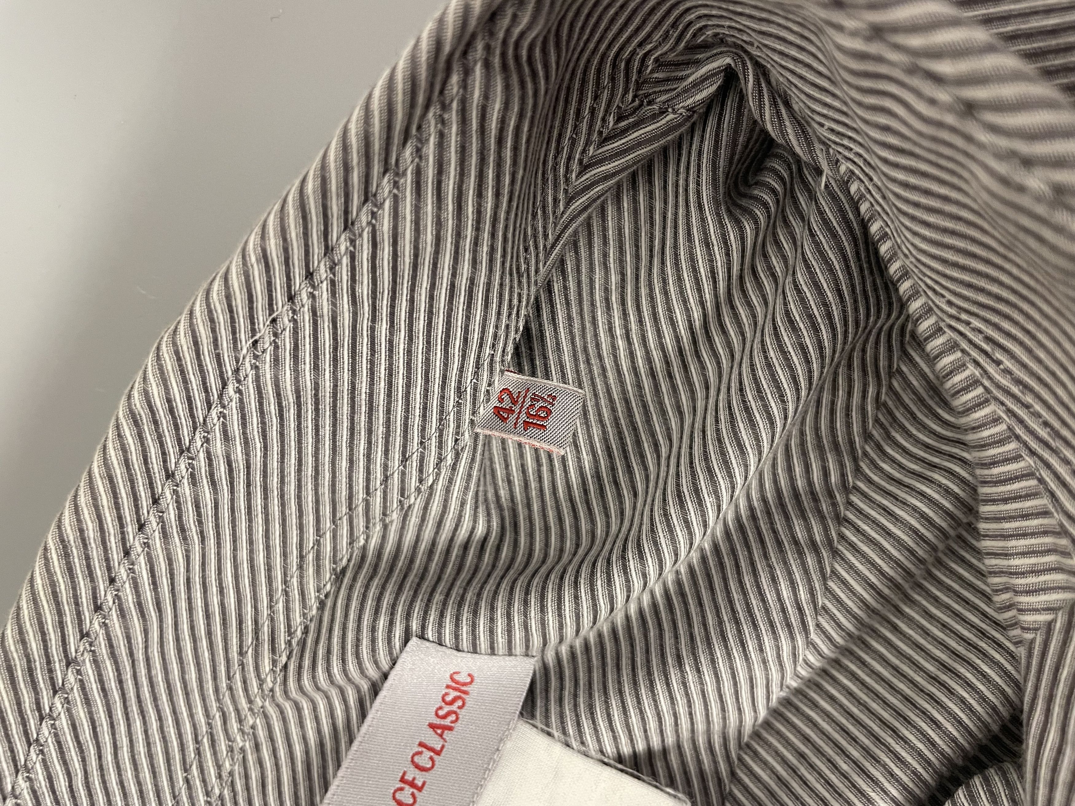 Versace VERSACE CLASSIC VINTAGE STRIPED FORMAL SHIRT Size US L / EU 52-54 / 3 - 3 Thumbnail