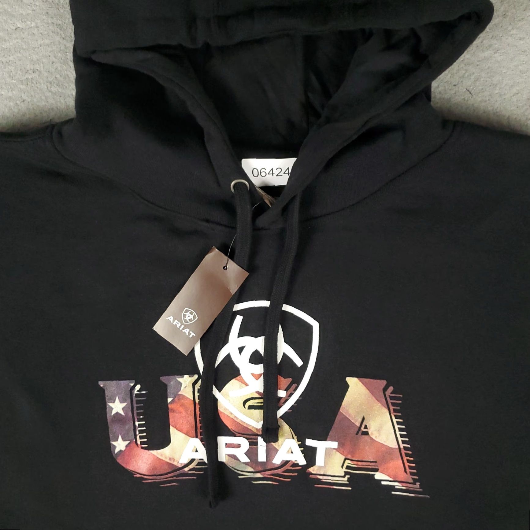 Ariat Ariat Hoodie Mens XL Black Pullover Sweatshirt Casual Sweater Size US XL / EU 56 / 4 - 2 Thumbnail