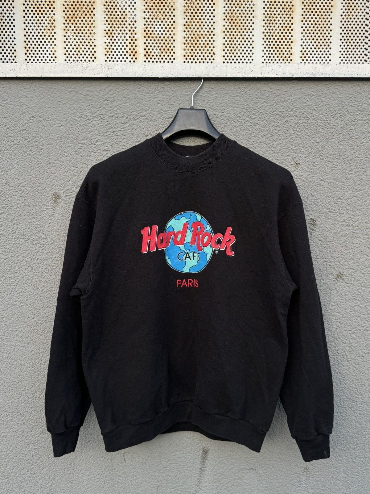 Hard Rock Cafe × Vintage Vintage Hard Rock Cafe Paris Big Logo Sweatshirt Size US L / EU 52-54 / 3 - 1 Thumbnail