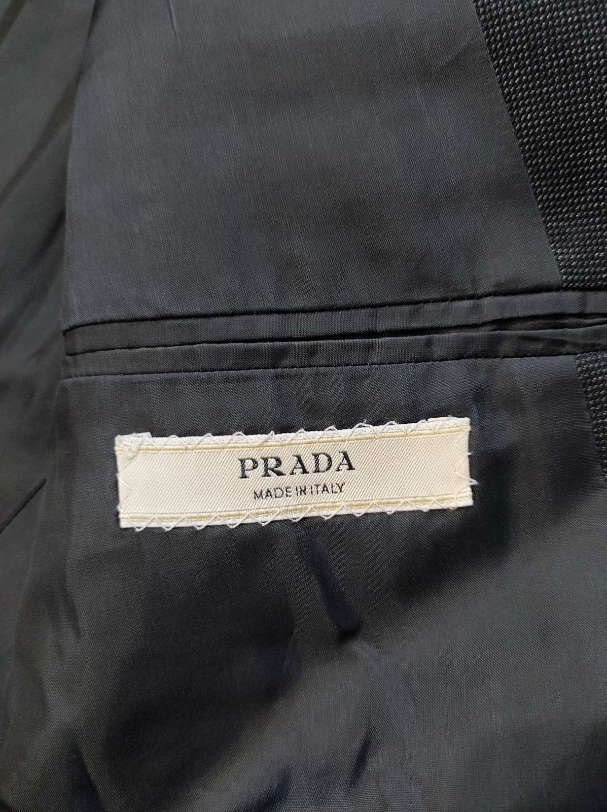 Prada Prada Wool Silk Blazer Jacket Size 50R - 2 Thumbnail