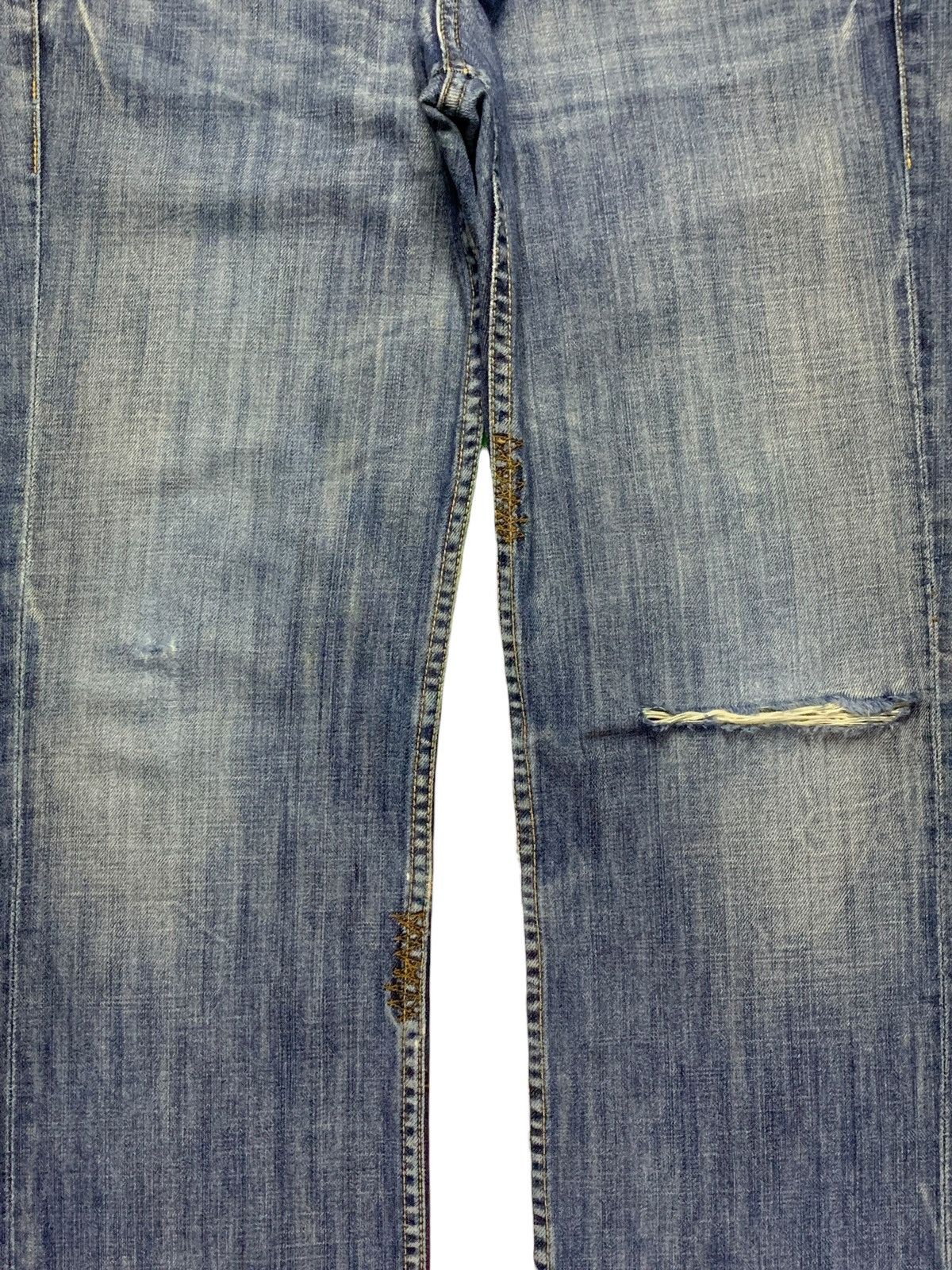 Japanese Brand × Takeo Kikuchi Vintage Japanese Takeo Kikuchi Faded Blue Wash Loose Jeans Size US 32 / EU 48 - 5 Thumbnail