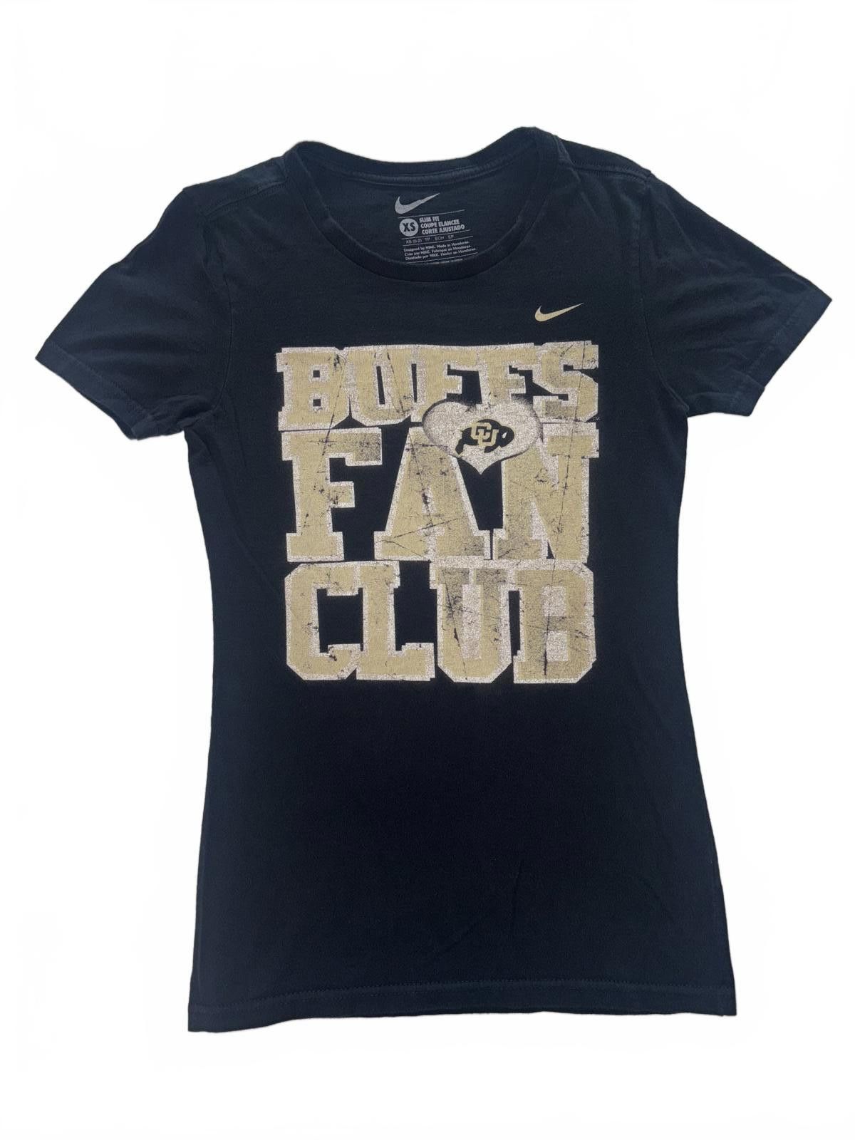 Nike Colorado Buffalos Fan Club T-Shirt - XS Size XS / US 0-2 / IT 36-38 - 1 Thumbnail