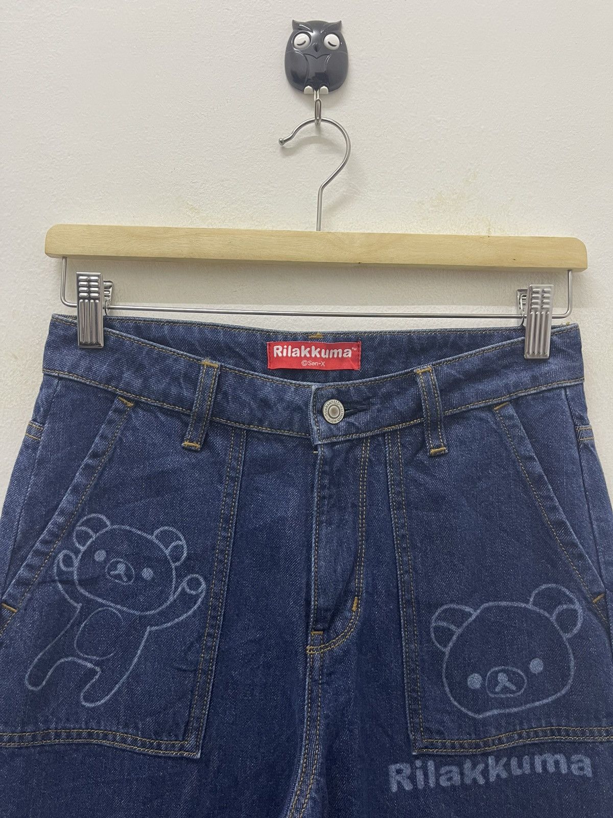 Anime Rare Vintage RILAKKUMA SAN-X Jeans Size US 27 - 5 Thumbnail
