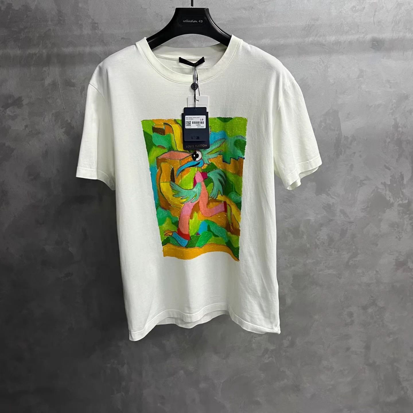 Louis Vuitton Louis Vuitton white print crew neck short sleeve tee L Size US L / EU 52-54 / 3 - 1 Thumbnail