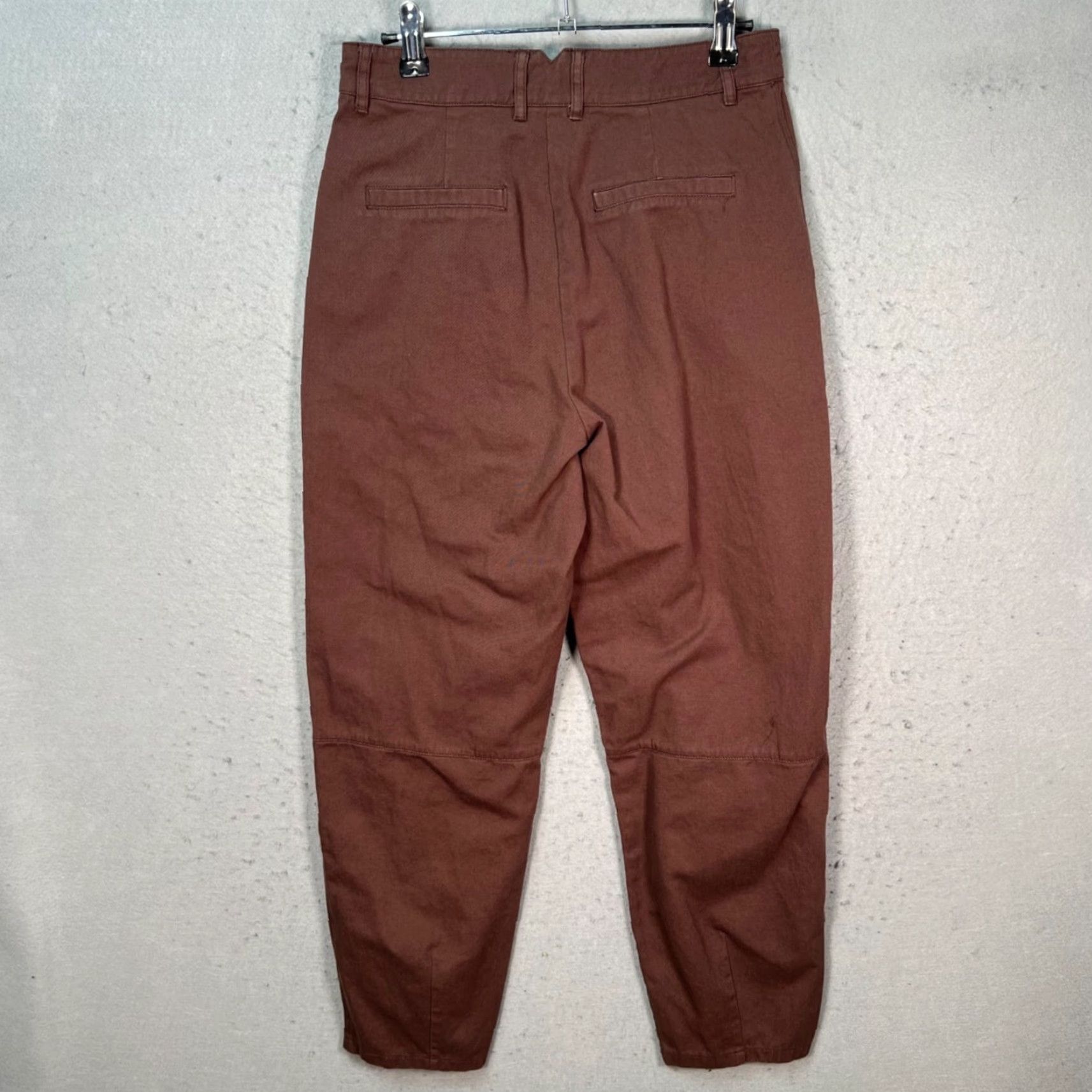 Vintage NA-KD Womens Brown Pleated High Waist Tapered Leg Utility Pants Shirt? (Note: Original title provided contains pants; adapt to best structure) Size 25" / US 0 / IT 36 - 2 Thumbnail