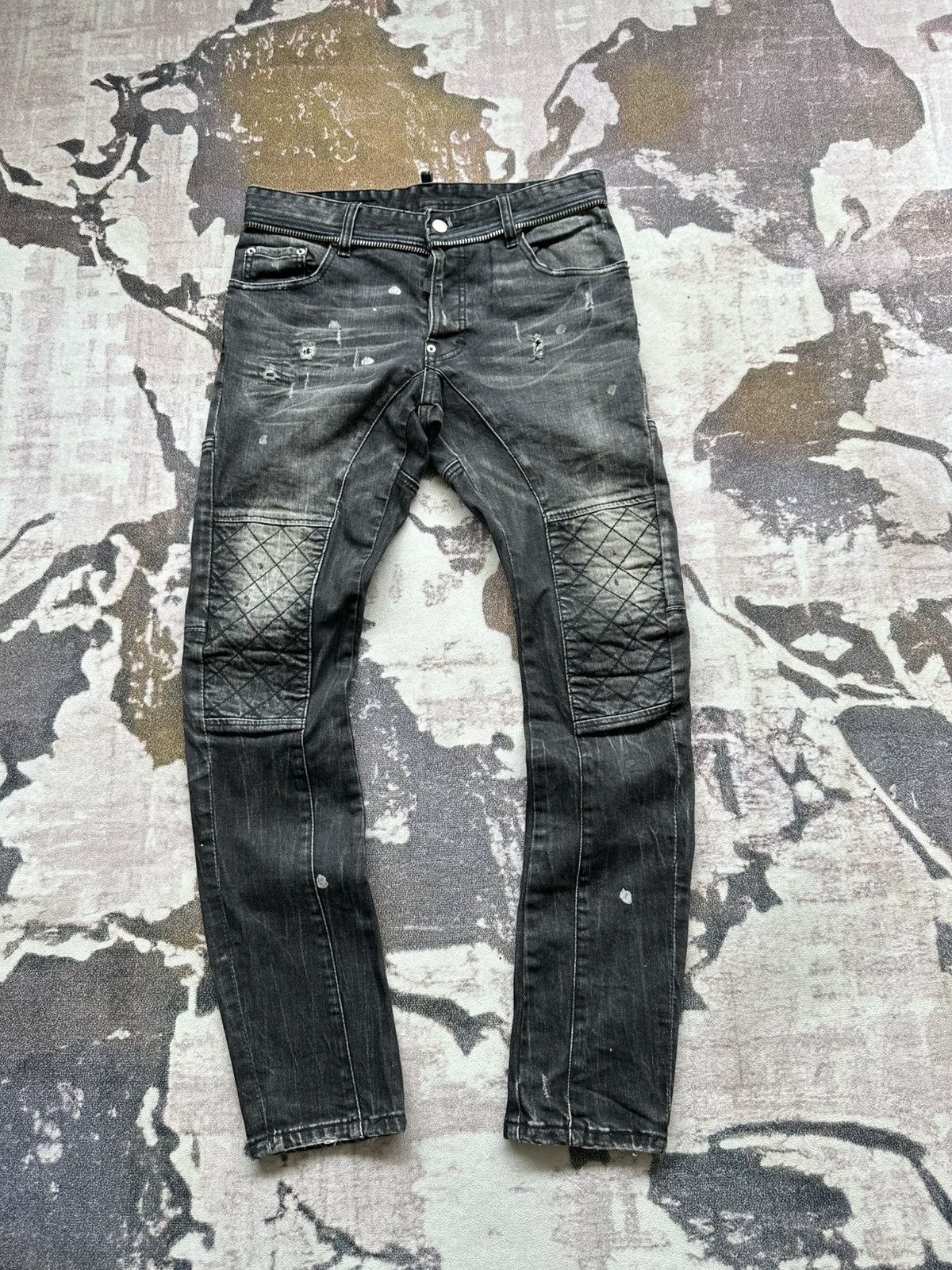 Dsquared2 2016 S/S DSQUARED2 tidy biker cut zipper waist Size US 30 / EU 46 - 1 Thumbnail