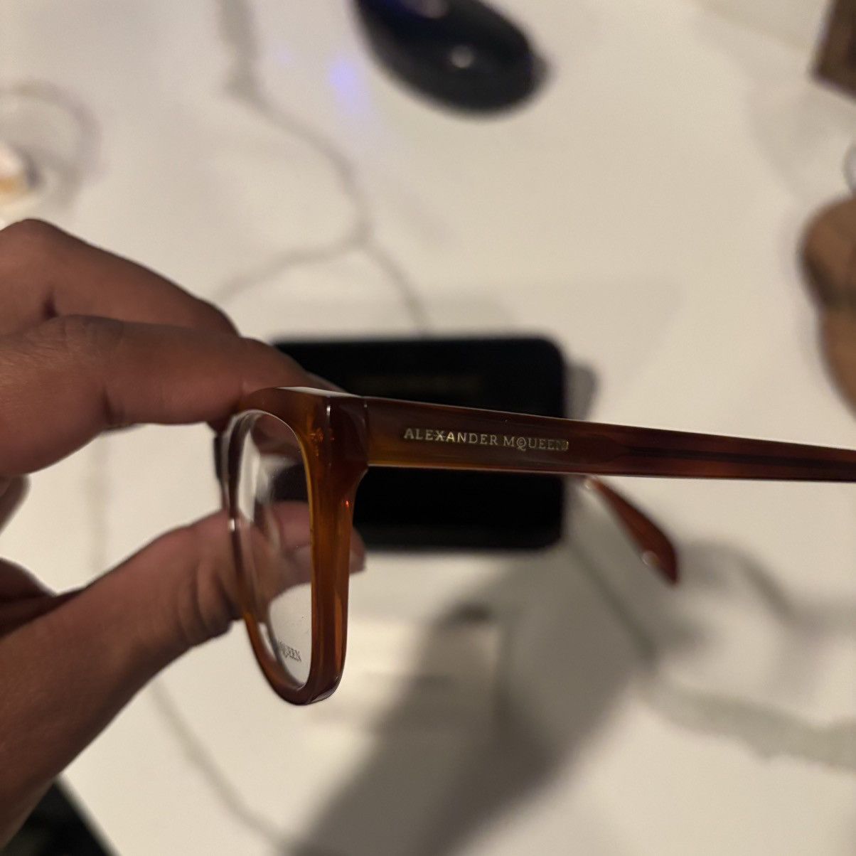 Alexander McQueen Alexander Mqueen Eye Glasses Size ONE SIZE - 3 Thumbnail