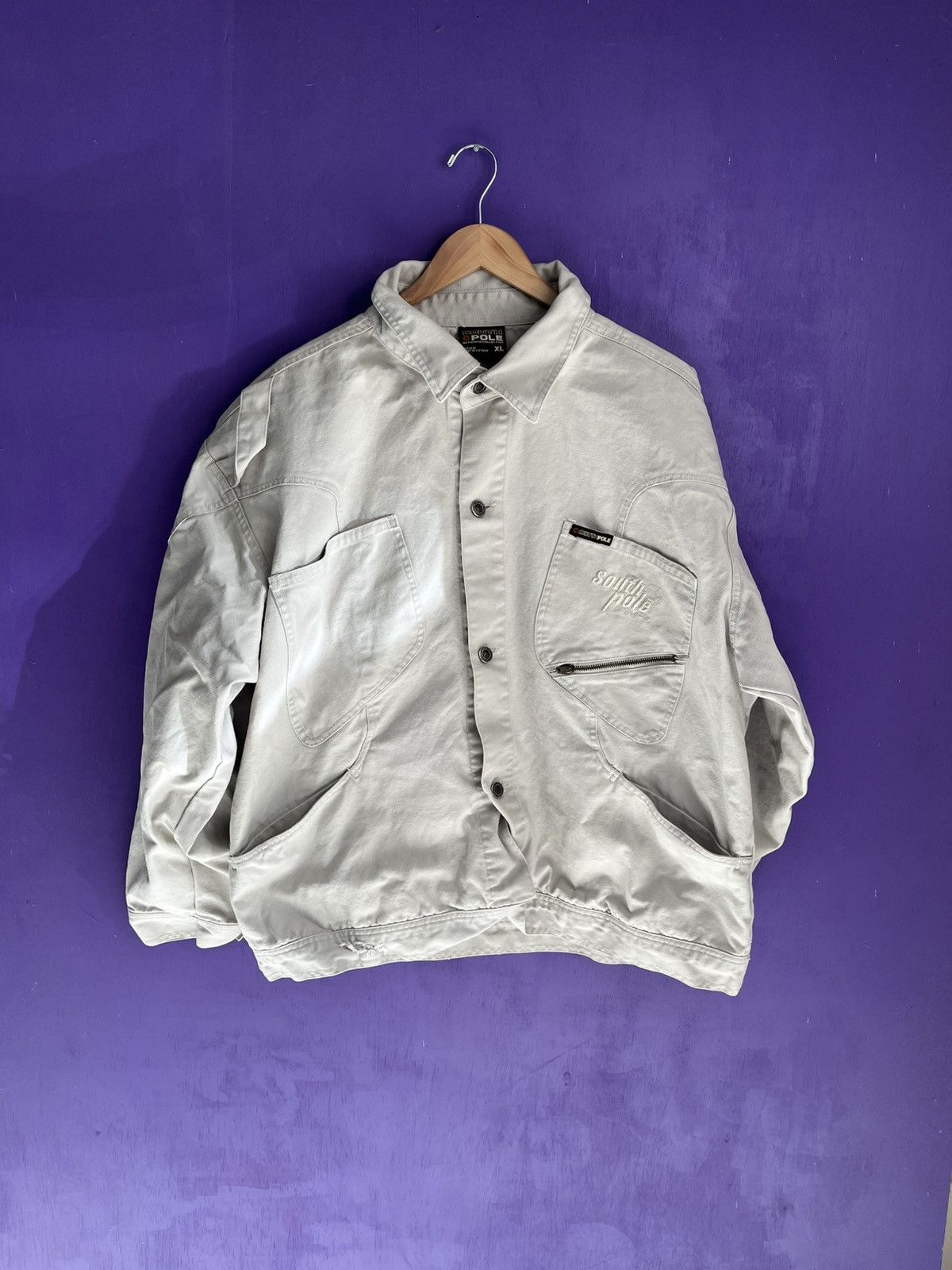 Southpole × Vintage Vintage Y2K style south pole denim chore jacket Size US XL / EU 56 / 4 - 1 Thumbnail