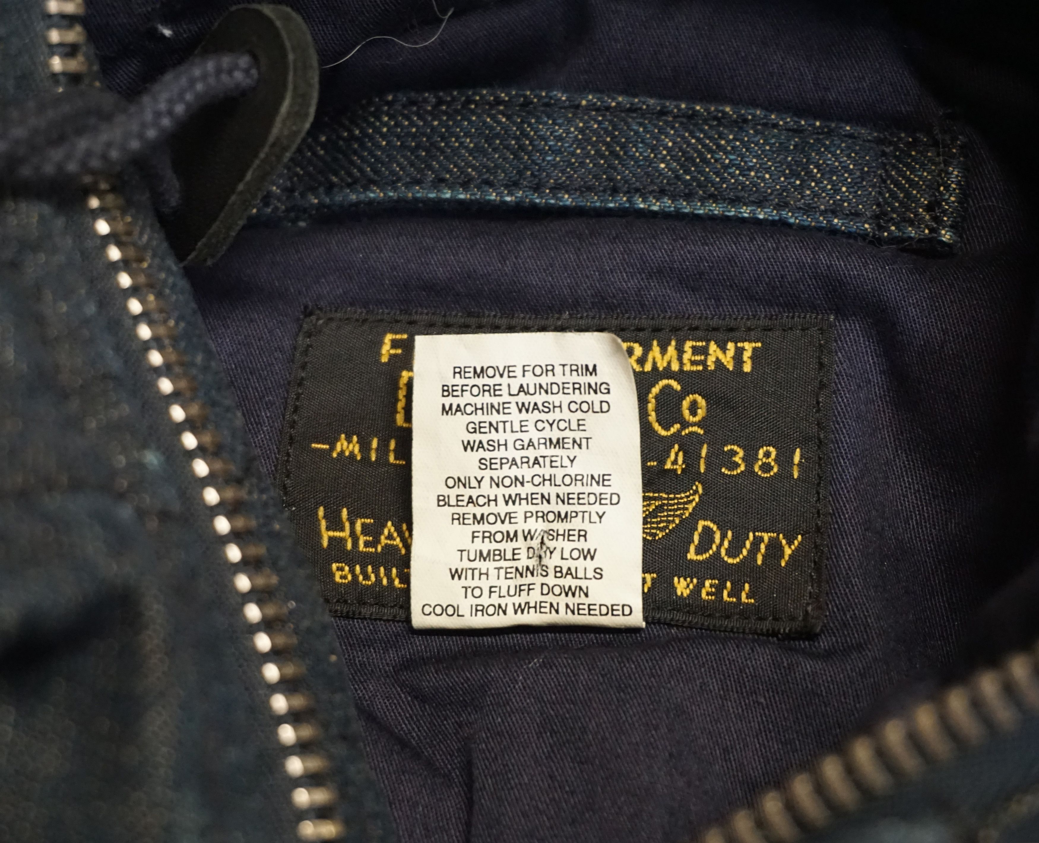 RRL Ralph Lauren 00's Polo RRL Ralph Lauren Real Fur Denim Coat Size US S / EU 44-46 / 1 - 5 Thumbnail