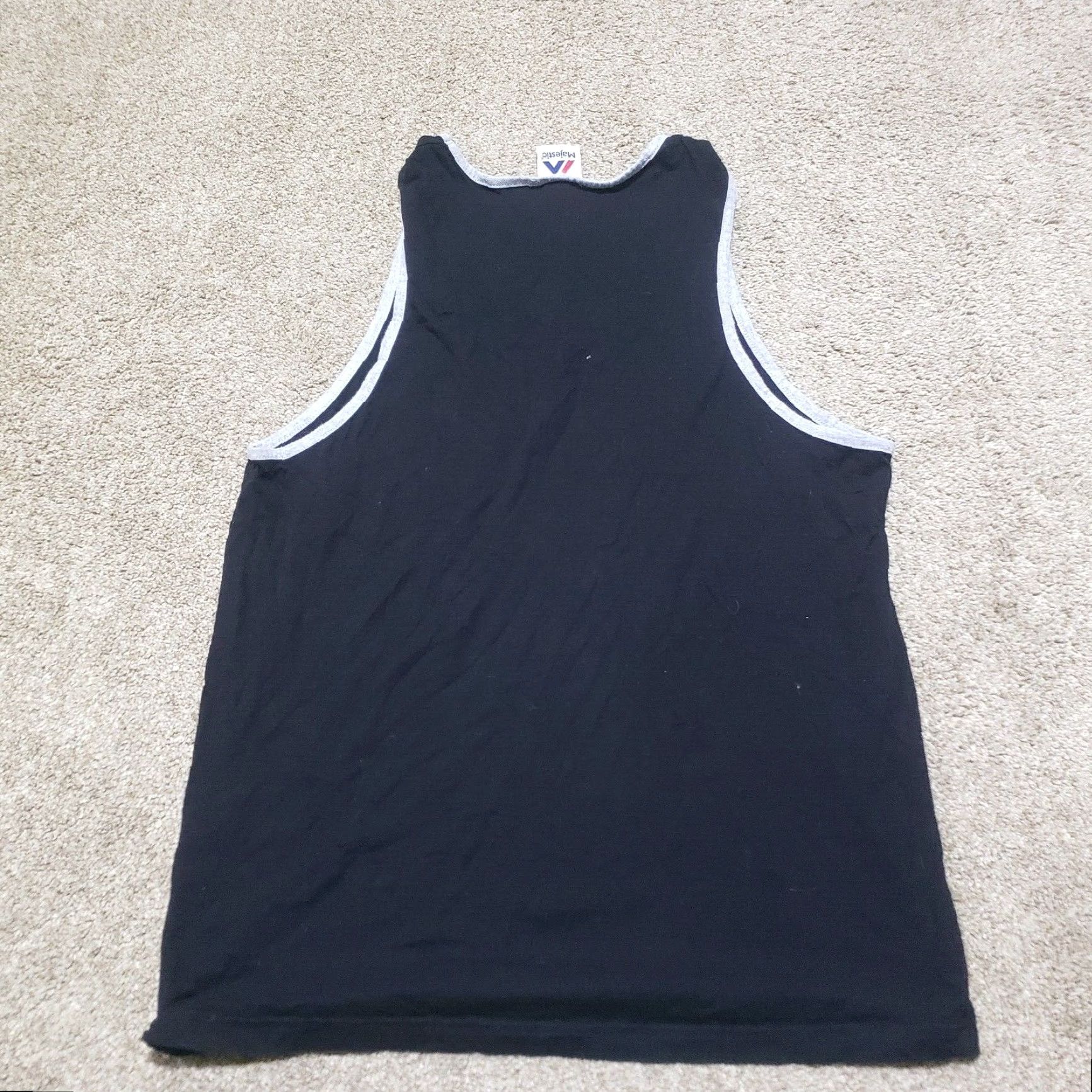 Vintage VINTAGE Greensboro Grasshoppers Shirt Men M Black Sleeveless Tank Tee 90s Team Logo Adult Mens Size US M / EU 48-50 / 2 - 7 Thumbnail