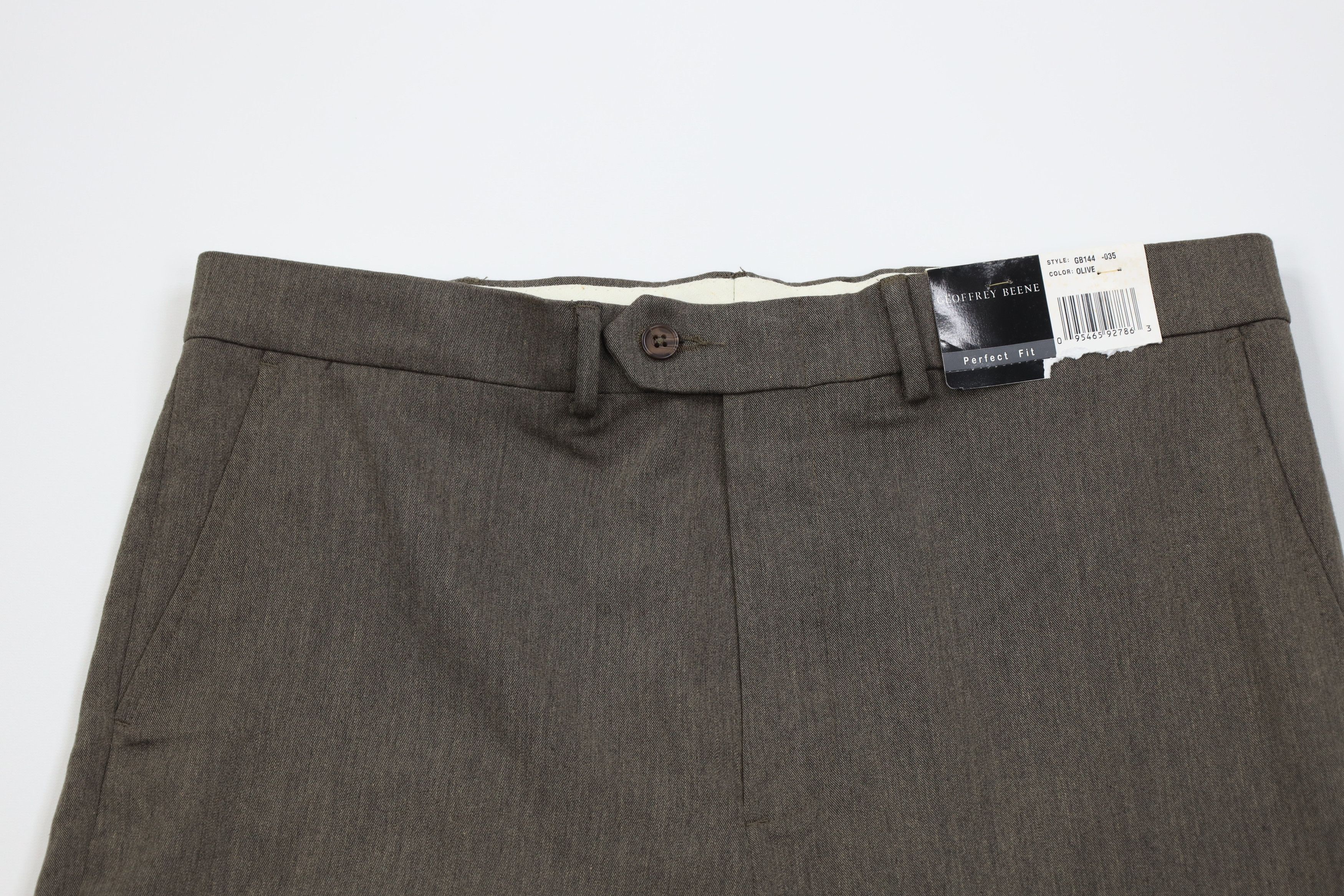 Vintage Deadstock Vintage 90s Streetwear Chino Pants Olive Green Size US 36 / EU 52 - 2 Thumbnail