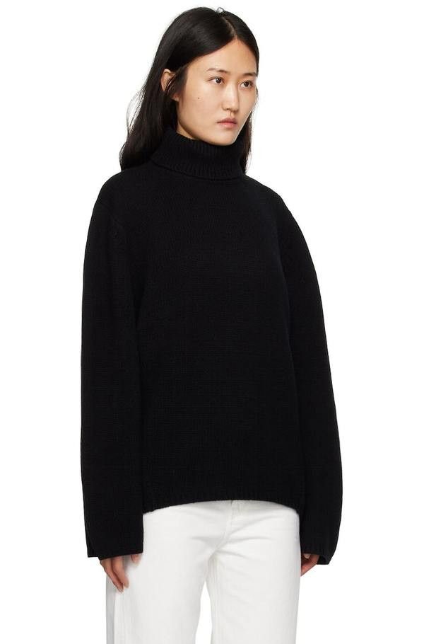 Marni o1w1db11125 High Neck Sweater in Black Size L / US 10 / IT 46 - 2 Thumbnail