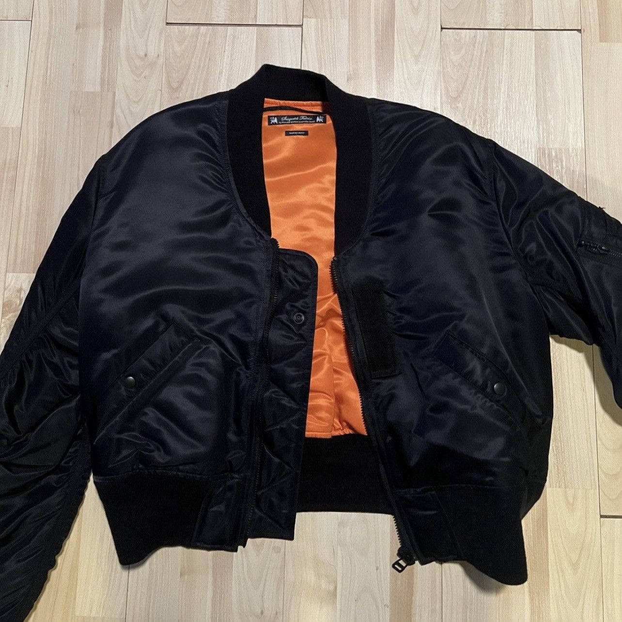 Sasquatchfabrix Short Length MA-1 Bomber Jacket Size US L / EU 52-54 / 3 - 4 Thumbnail