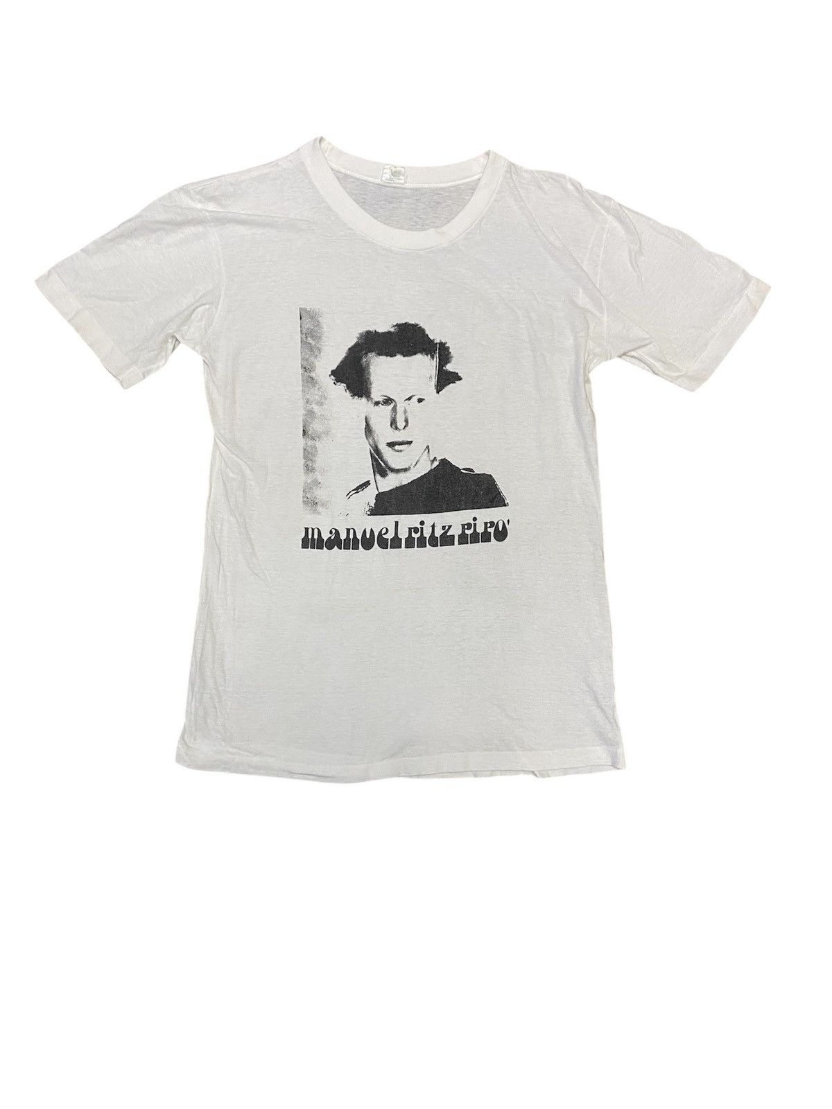 Manuel Ritz Rare🔥🔥 1980s self potret tee Size US S / EU 44-46 / 1 - 1 Thumbnail