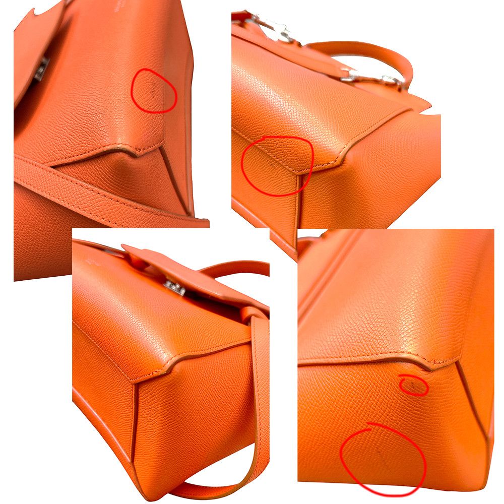 Celine Celine Leather Crossbody Bag Orange Size ONE SIZE - 13 Thumbnail