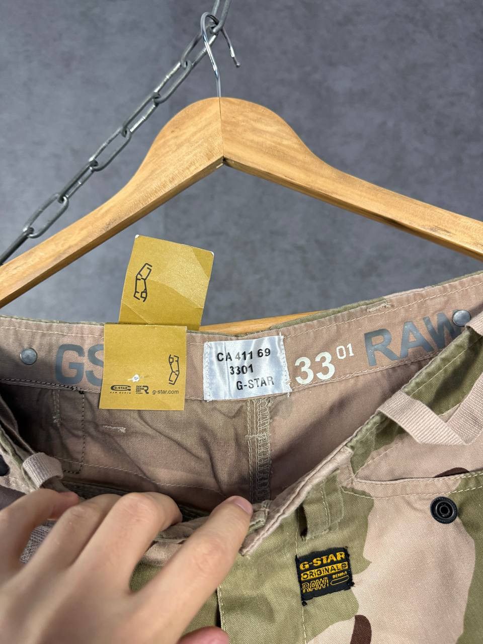 G-Star G Star camo designer vintage cargo pants Size US 30 / EU 46 - 7 Thumbnail
