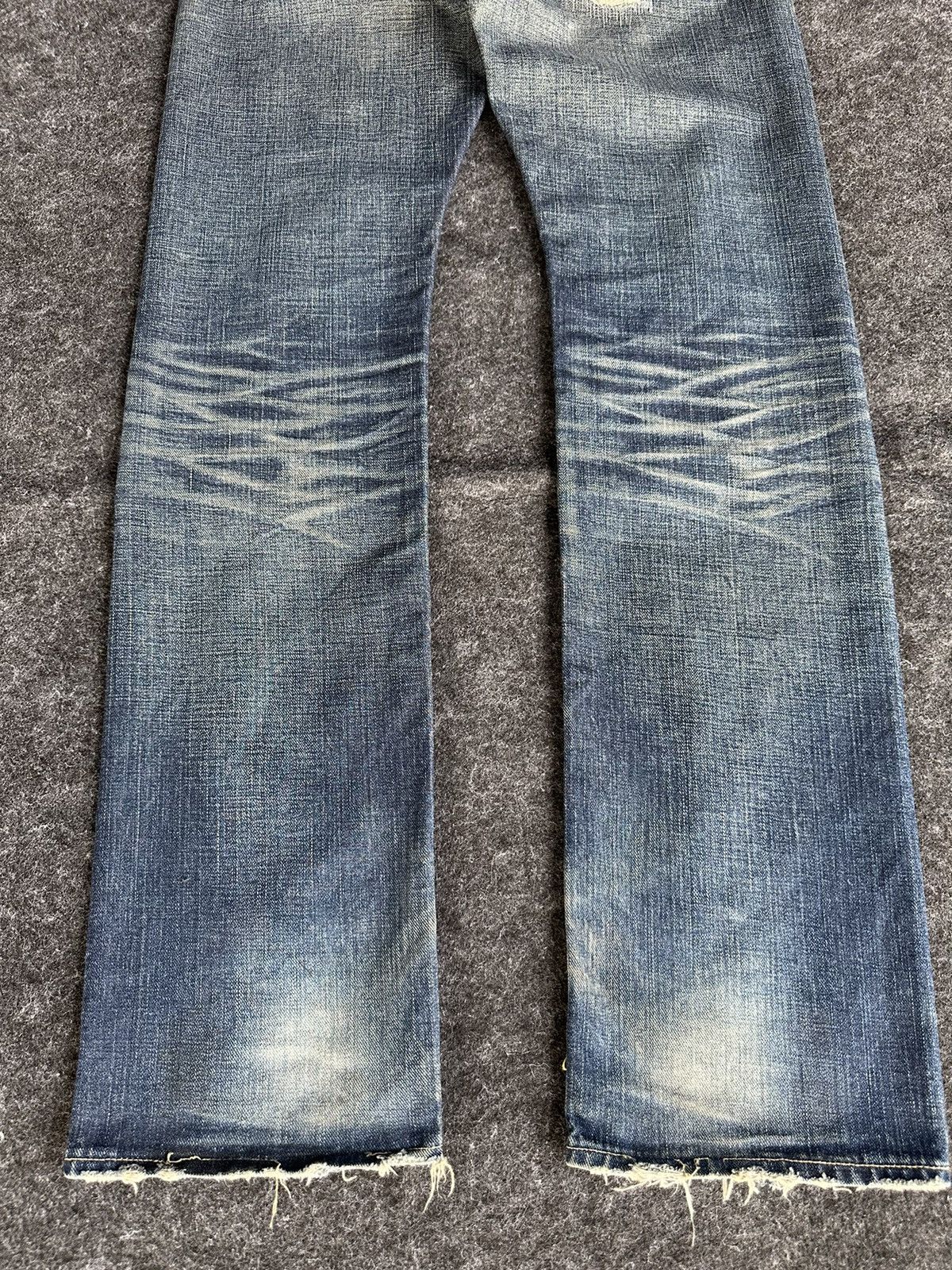 TMT 💥 Rare TMT Japan 8th Anniversary Washed Vintage Denim D483 Size US 32 / EU 48 - 6 Thumbnail