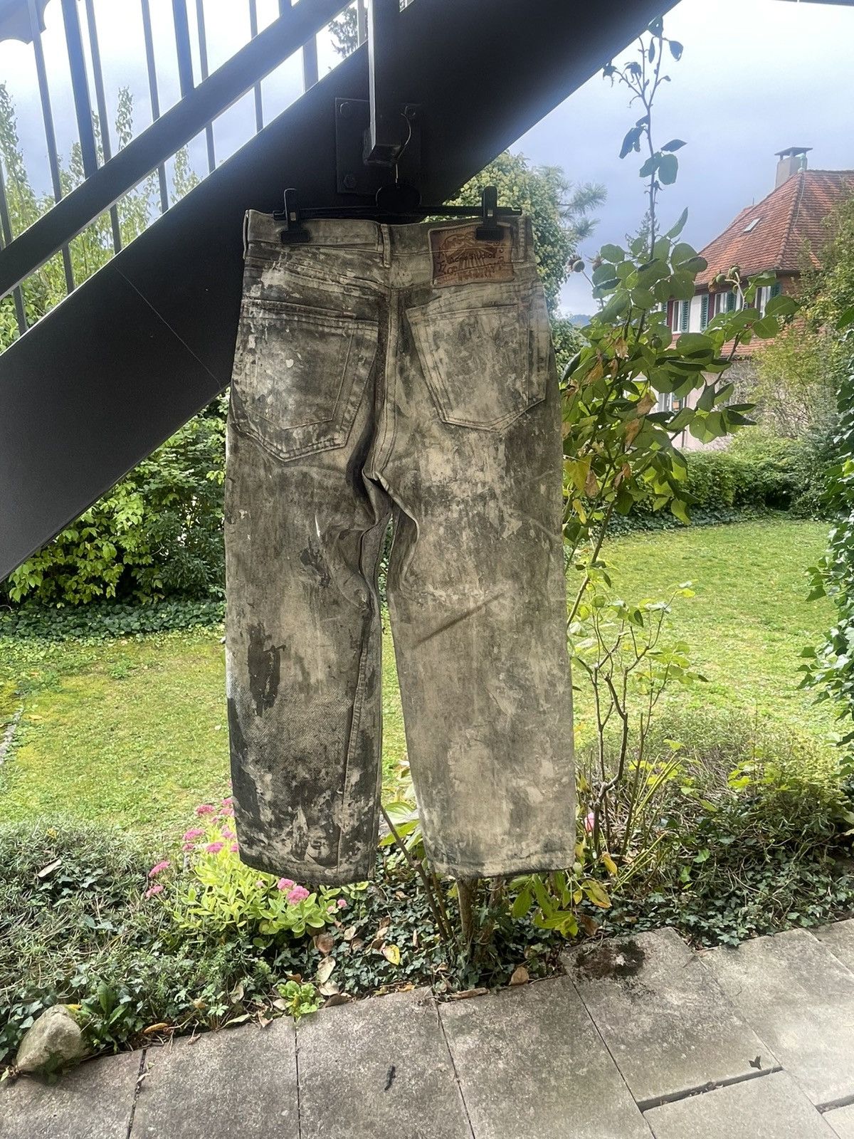 Acne Studios Acne Studios Oil Spill FW23 Jeans Size US 30 / EU 46 - 2 Thumbnail