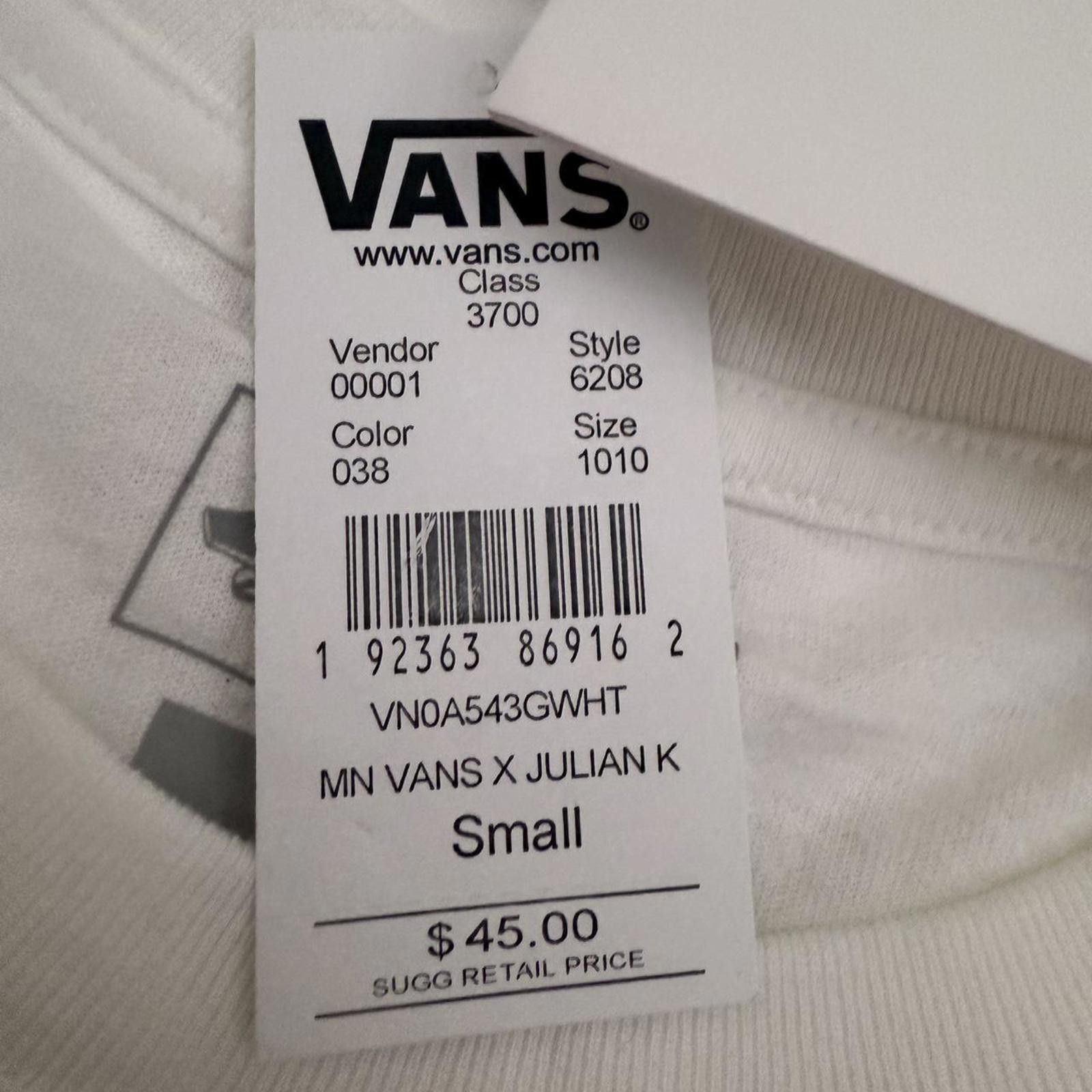Vans Vans X Julian K tee Size US M / EU 48-50 / 2 - 3 Thumbnail
