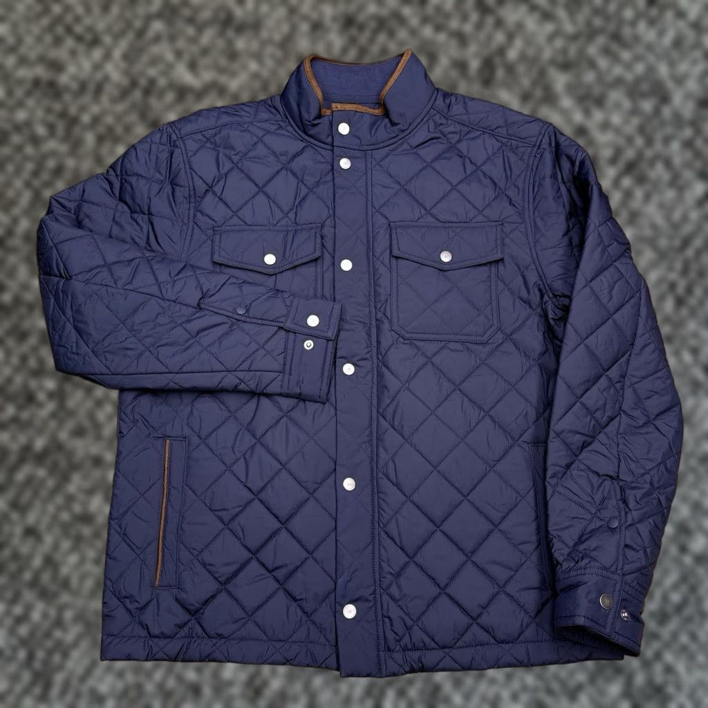 Mizzen+Main Mizzen + Main Brentwood Quilted Jacket Mens M Navy Primaloft New Size US M / EU 48-50 / 2 - 1 Thumbnail