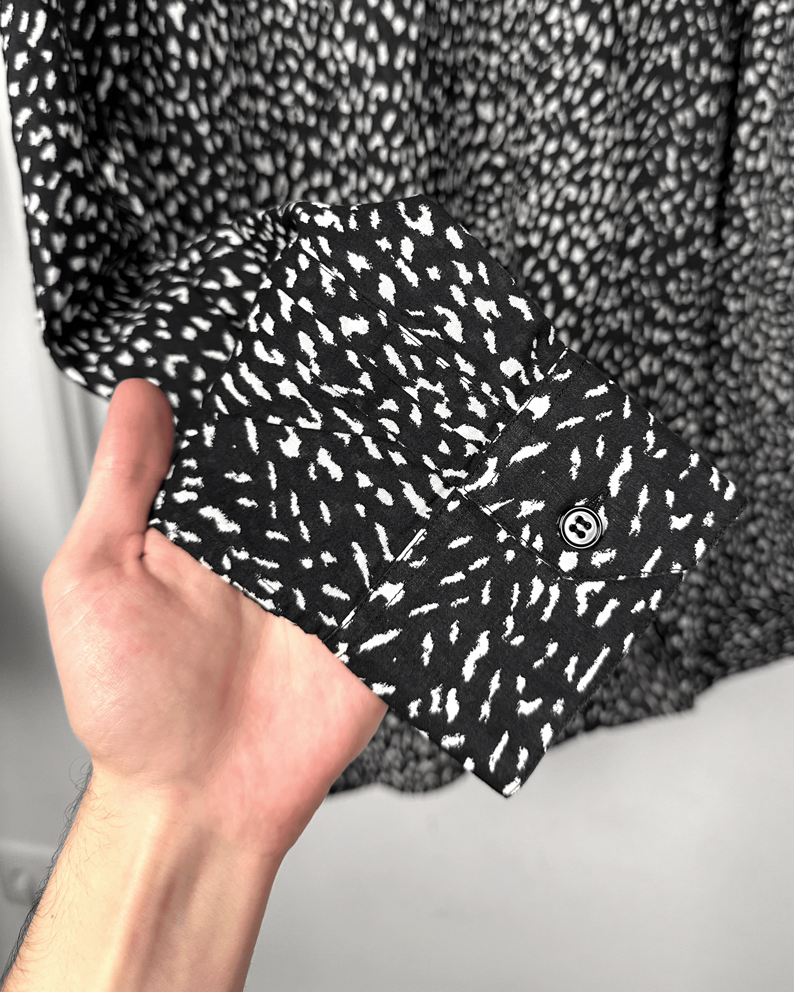 Saint Laurent Paris Saint Laurent Babycat Pattern Button Up Shirt Size US M / EU 48-50 / 2 - 5 Thumbnail