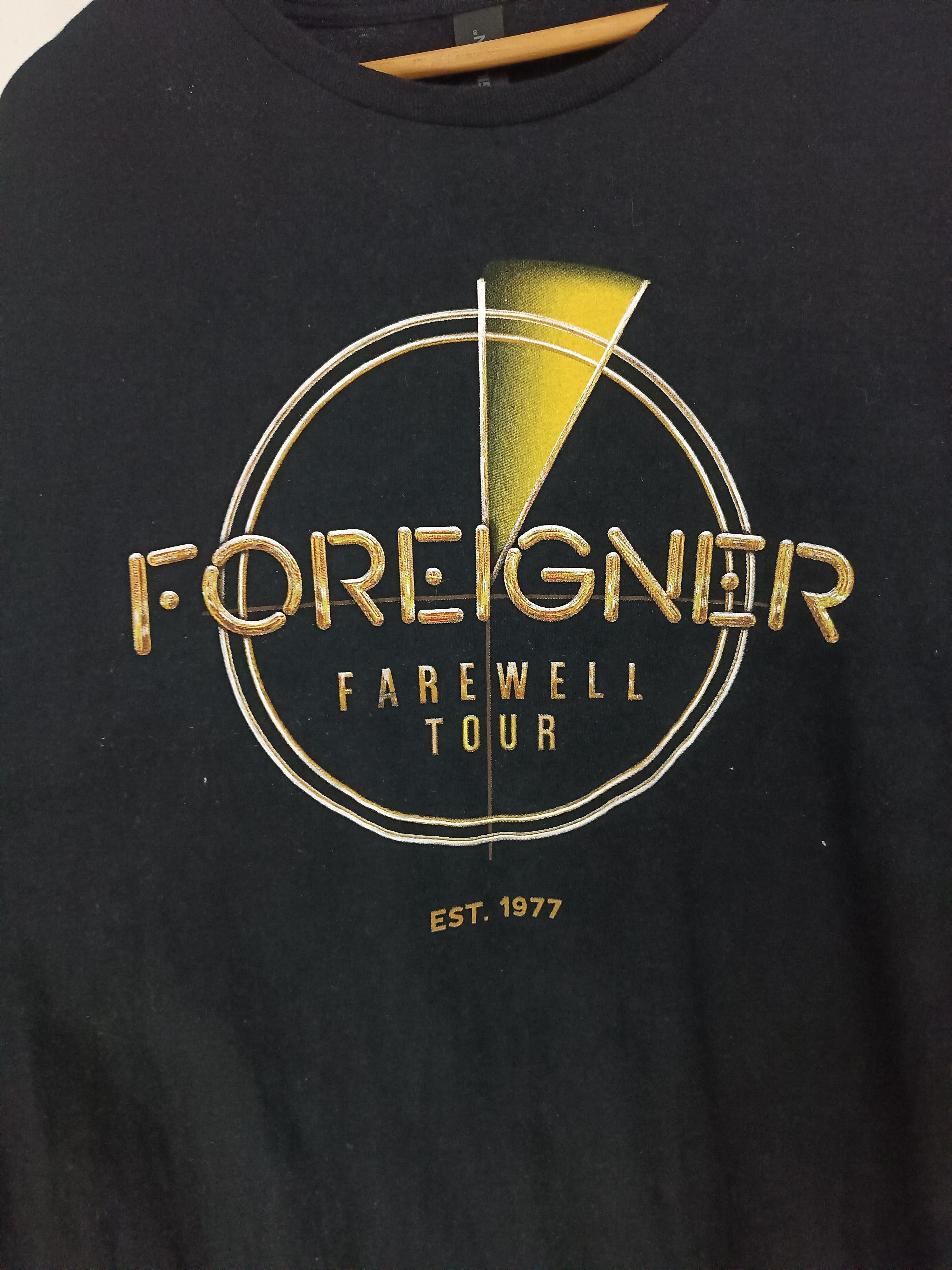 Band Tees FOREIGNER 2023 FAREWELL TOUR TEE hagar journey slash Size US XL / EU 56 / 4 - 9 Thumbnail