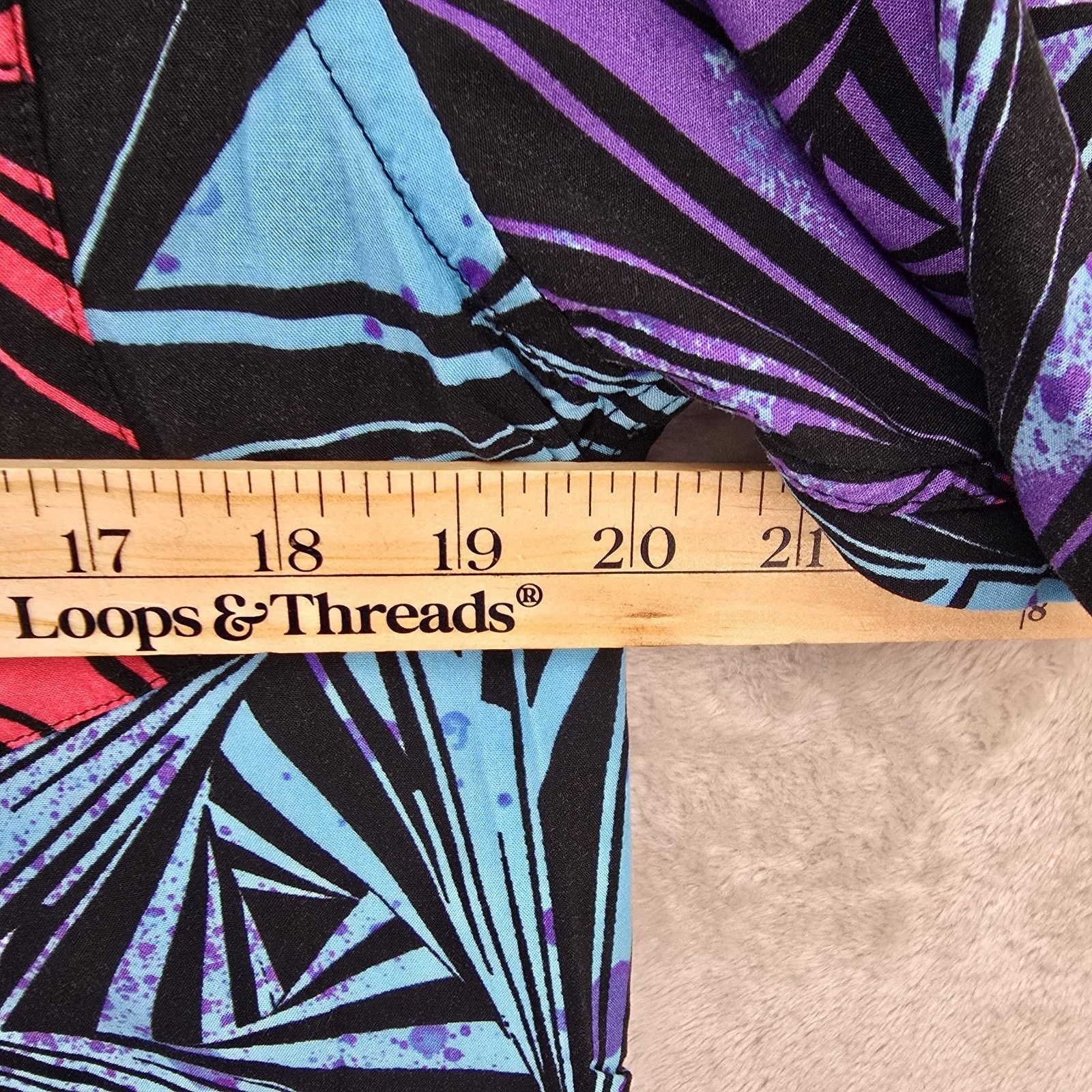Aries Aries Vortex Hawaiian Shirt Mens Medium Viscose Geometric Size US M / EU 48-50 / 2 - 8 Thumbnail