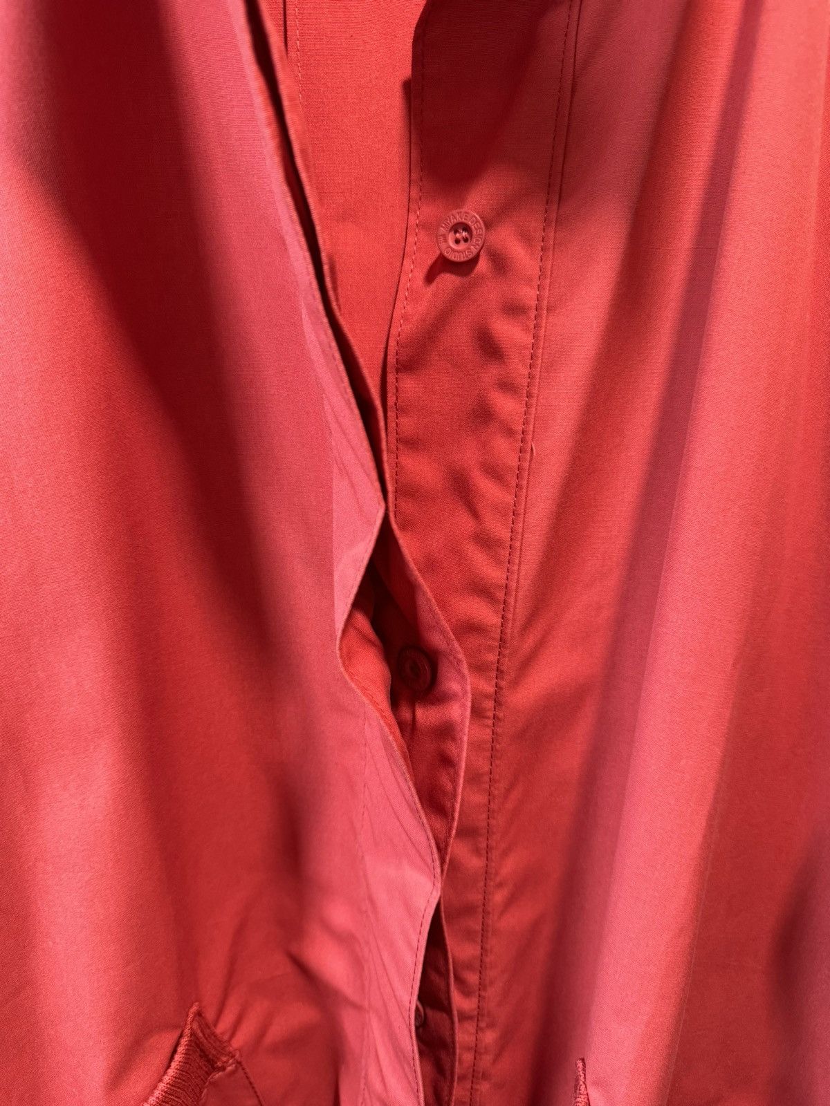 Issey Miyake Design Studio Squirrel Wind Shell Work Jacket Red Size US M / EU 48-50 / 2 - 5 Thumbnail