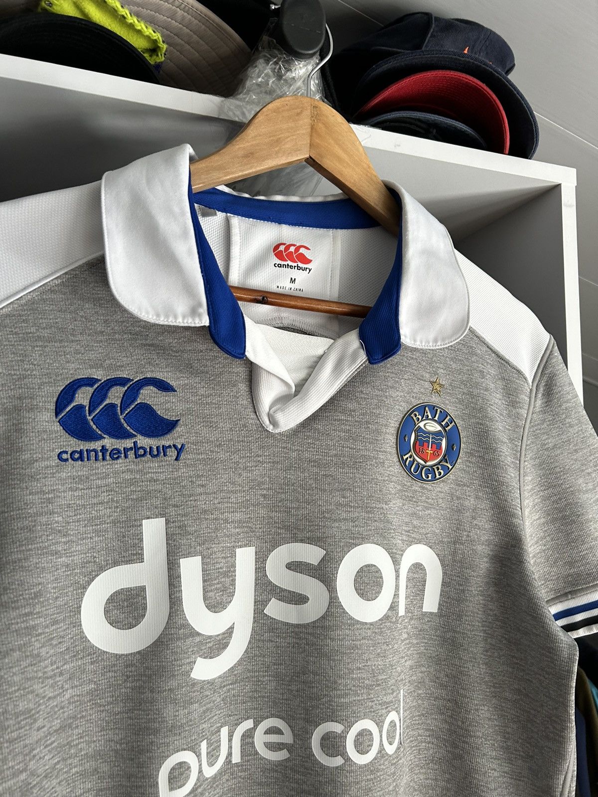 Canterbury of New Zealand Bath Rugby 2016 2017 Canterbury Away Classic Jersey Shirt Size US M / EU 48-50 / 2 - 4 Thumbnail