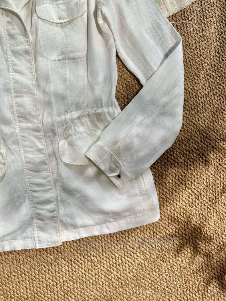 Loro Piana Loro Piana Traveleller Series Traveler Linen Jacket, Women Size S / US 4 / IT 40 - 3 Thumbnail