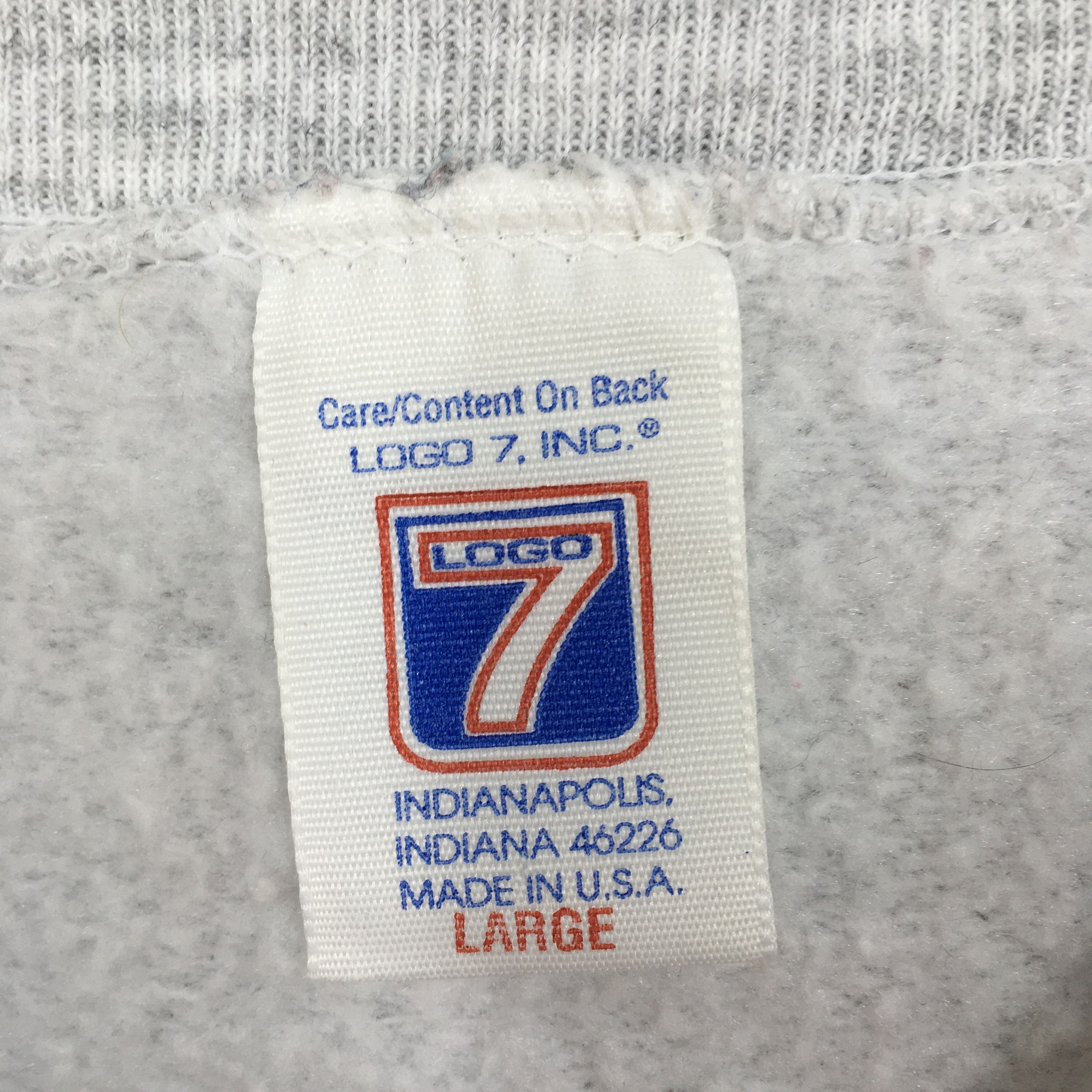Logo 7 Vintage 90s Denver Broncos Rugby NFL Gray Sweater Large Size US L / EU 52-54 / 3 - 3 Thumbnail