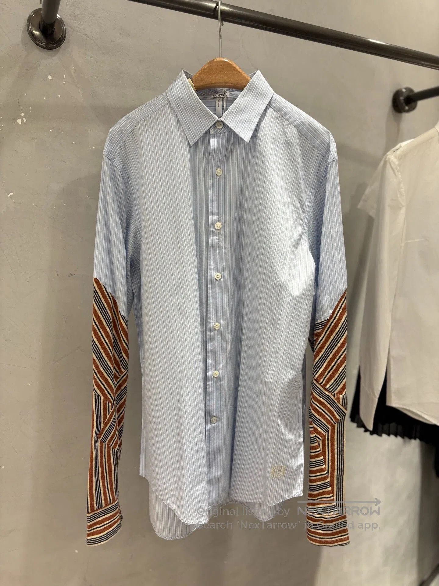 Loewe loewe striped polo shirt with logo embroidery. Size US L / EU 52-54 / 3 - 1 Thumbnail