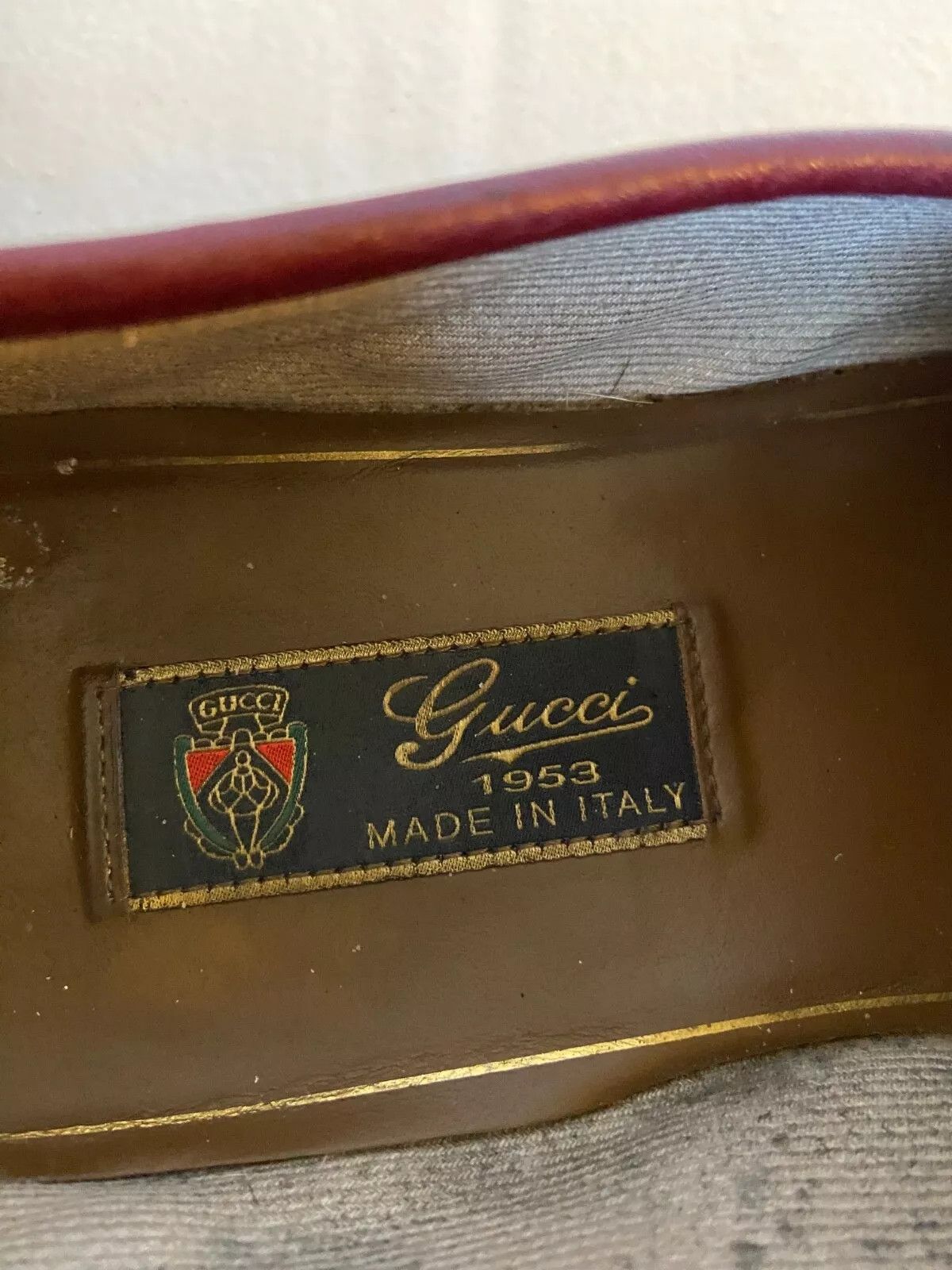Gucci Gucci Horsebit Loafers Burgundy Leather 10.5 Snaffle Gold Size US 10.5 / EU 43-44 - 7 Thumbnail